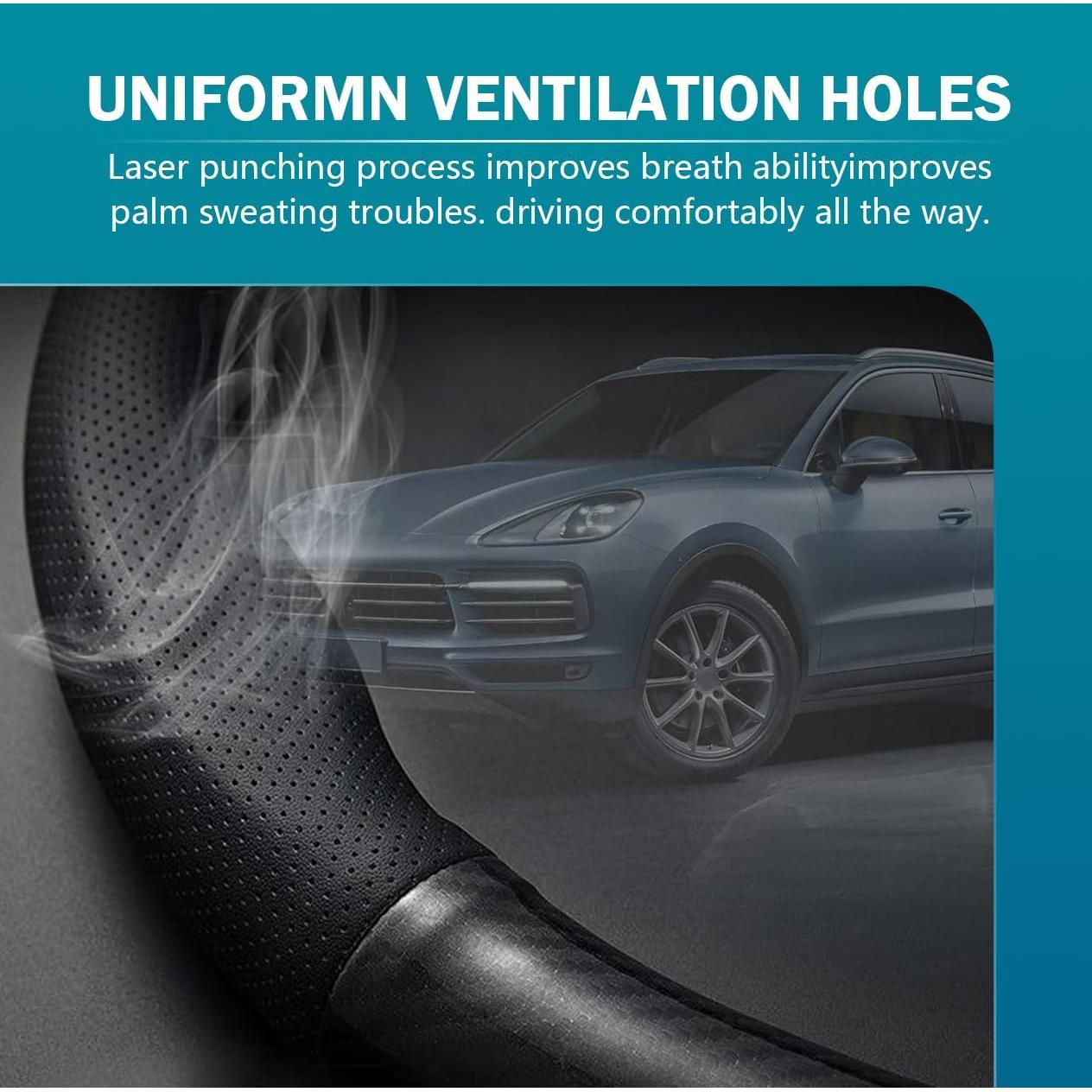 Cubierta de Volante Polcatay 38 cm Fibra de Carbono Antideslizante