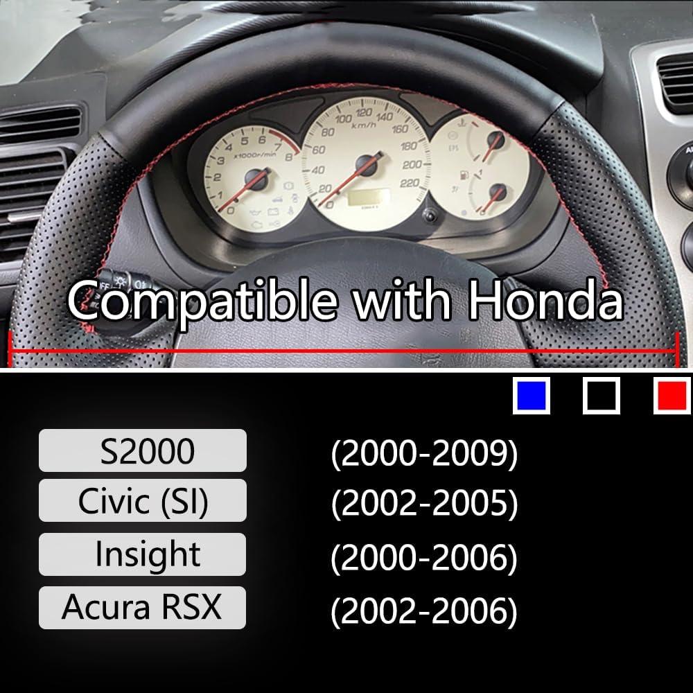 Funda de Volante O SHI CAR para Honda S2000/Civic/Acura RSX