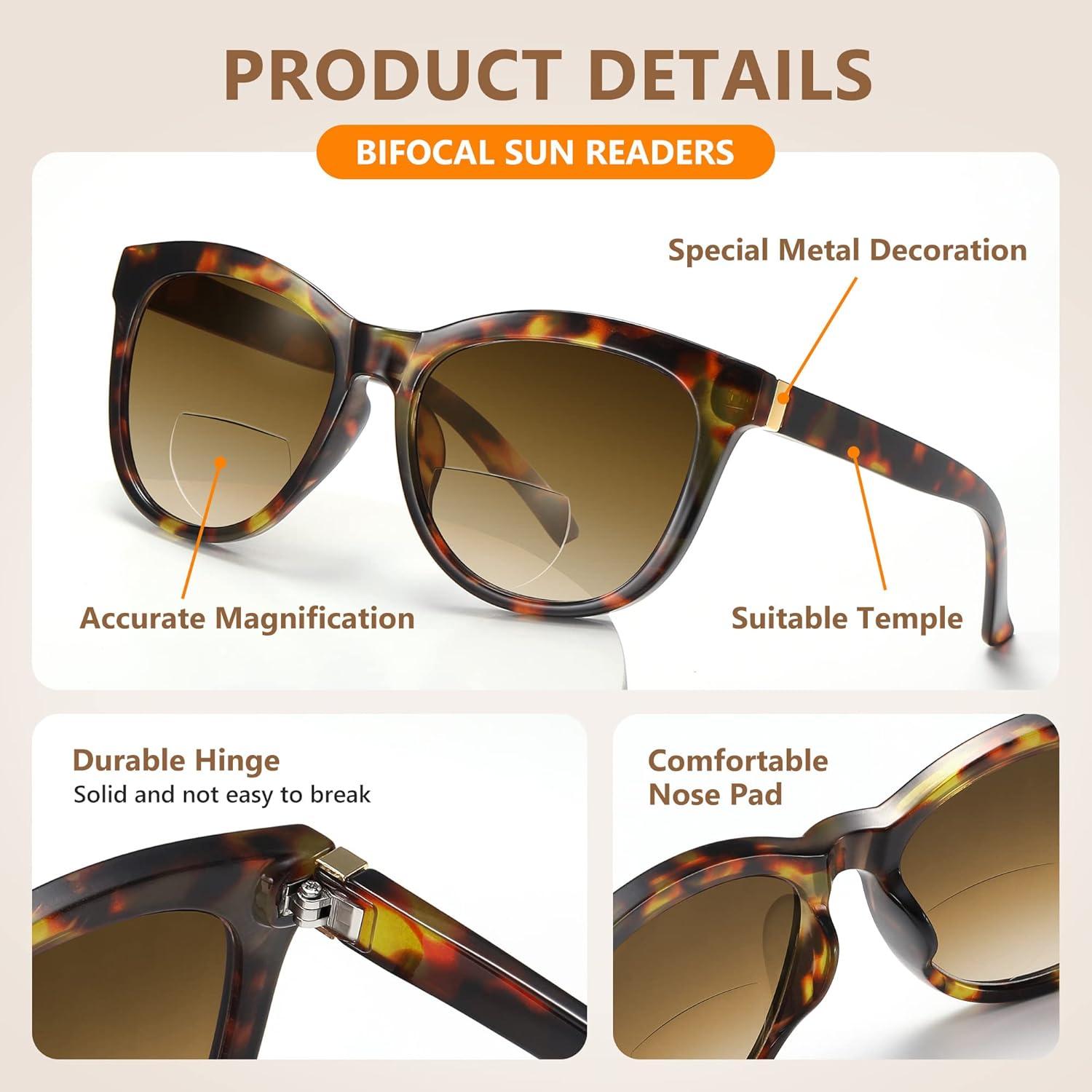 Gafas de Sol Bifocales EASY READ 2.25 UV400 para Mujeres