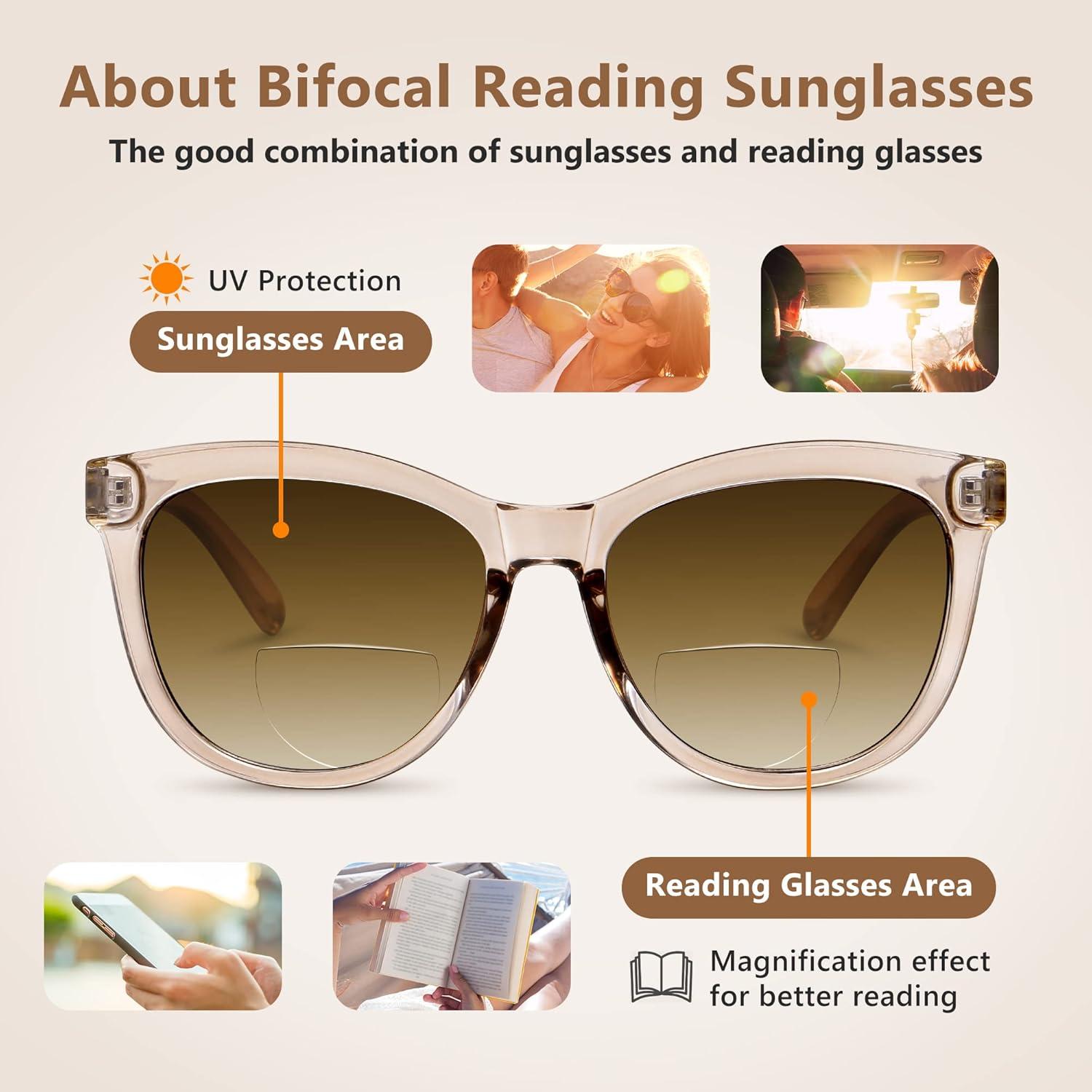 Gafas de Sol Bifocales EASY READ para Mujeres UV400 1.75