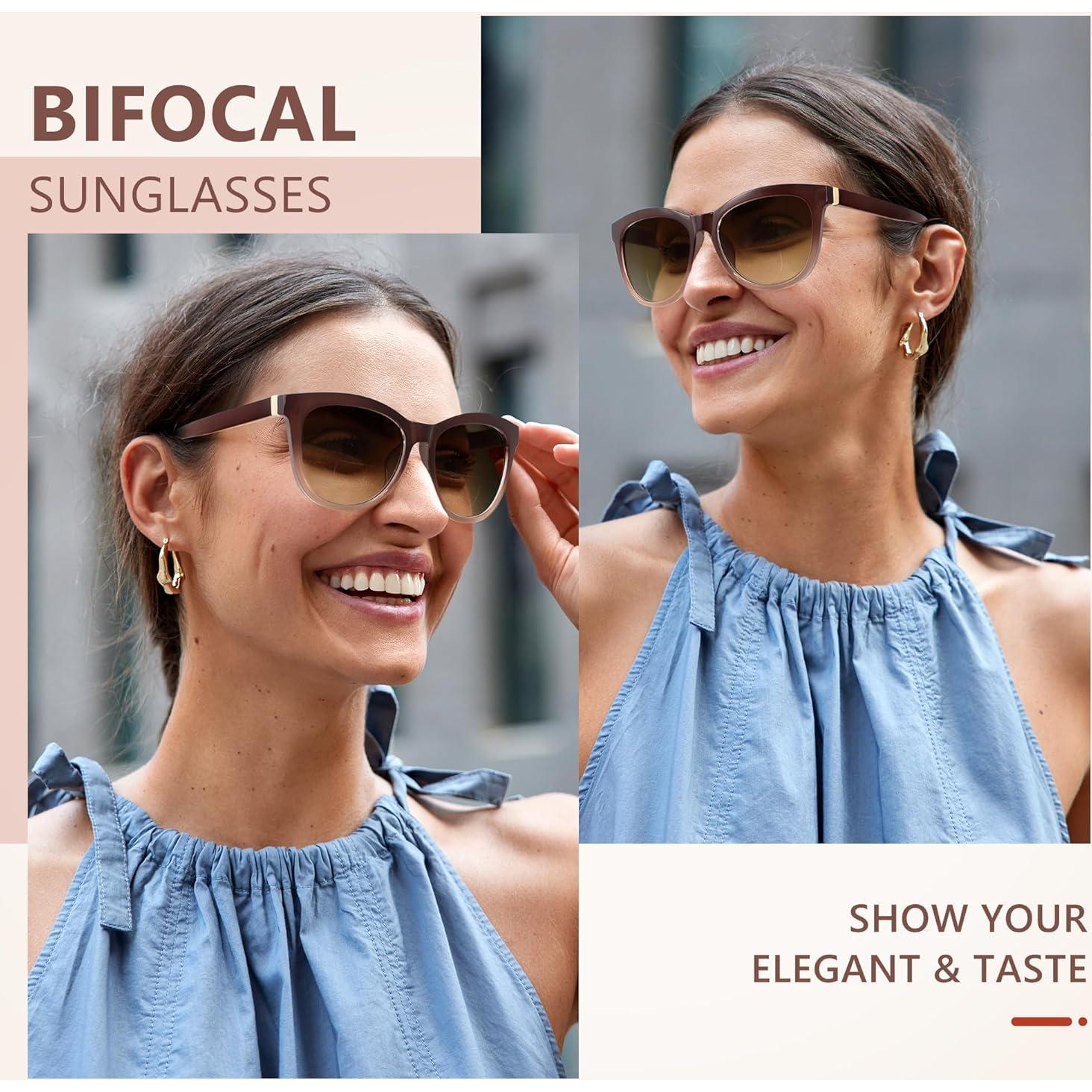 Gafas de Sol Bifocales EASY READ 2.75 UV400 Marrón