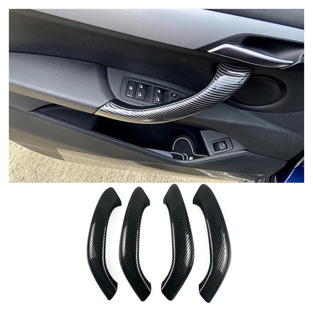 Manija de puerta interior BMW X1 F48 X2 F39 2016-2023 Carbono
