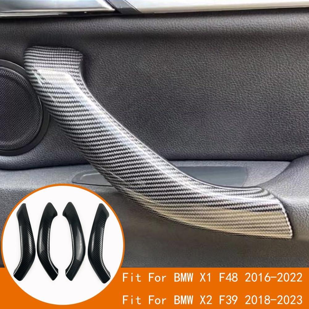 Manija de puerta interior BMW X1 F48 X2 F39 2016-2023 Carbono