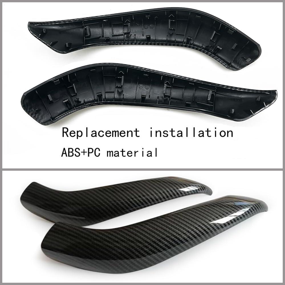 Manija de puerta interior BMW X1 F48 X2 F39 2016-2023 Carbono