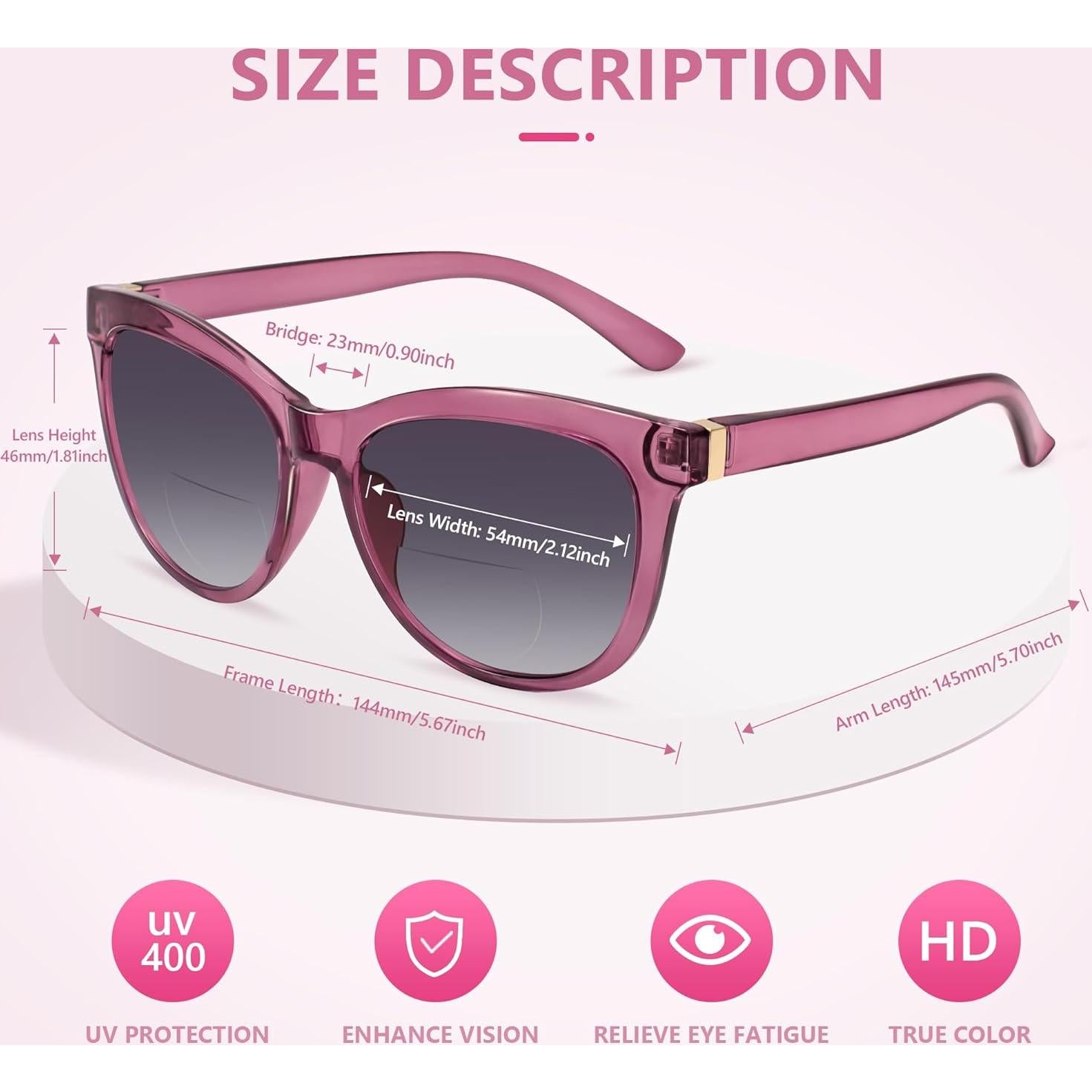 Gafas de Sol Bifocales EASY READ 1.25x Protección UV400