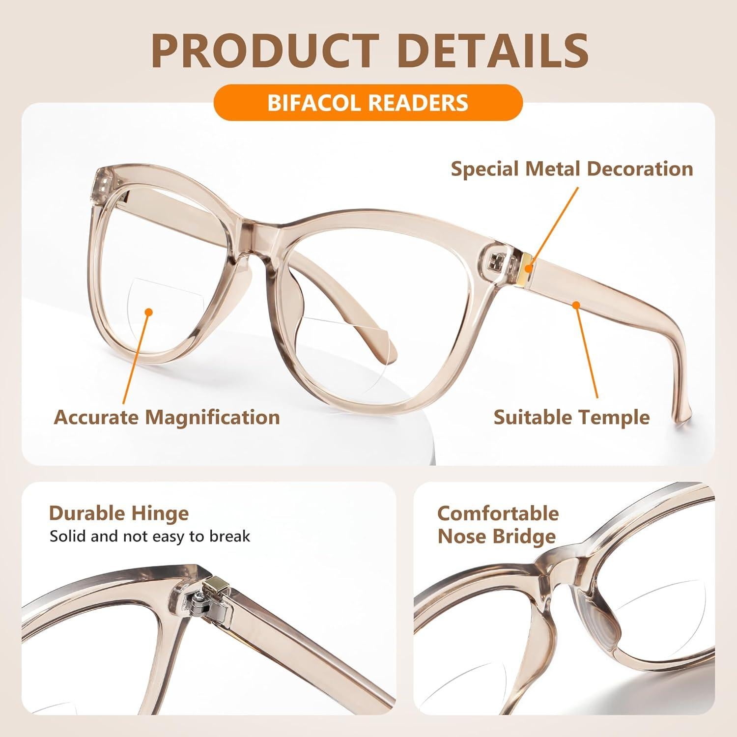 Gafas Bifocales EASY READ 3.5x Antirreflejo para Mujeres