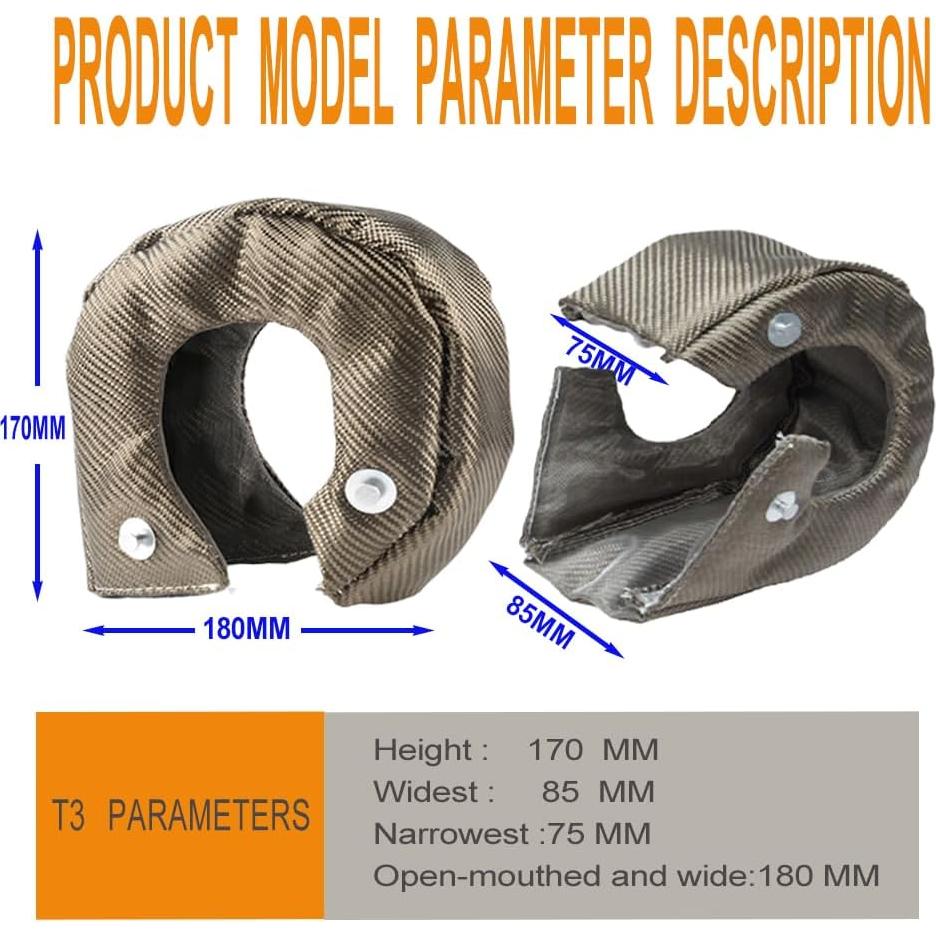 Cubierta de escudo térmico DEGEOBERLIN T3 Titanio 22.86cm