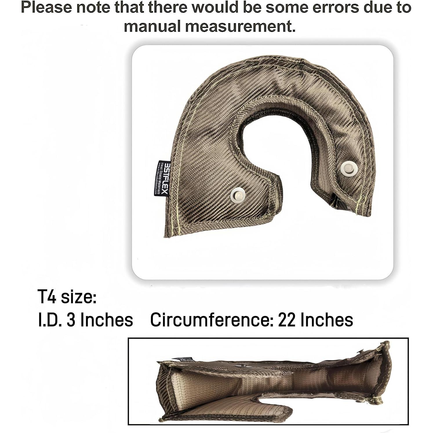 Cubierta de Calor Turbo T4 BSTFLEX de Titanio 396g