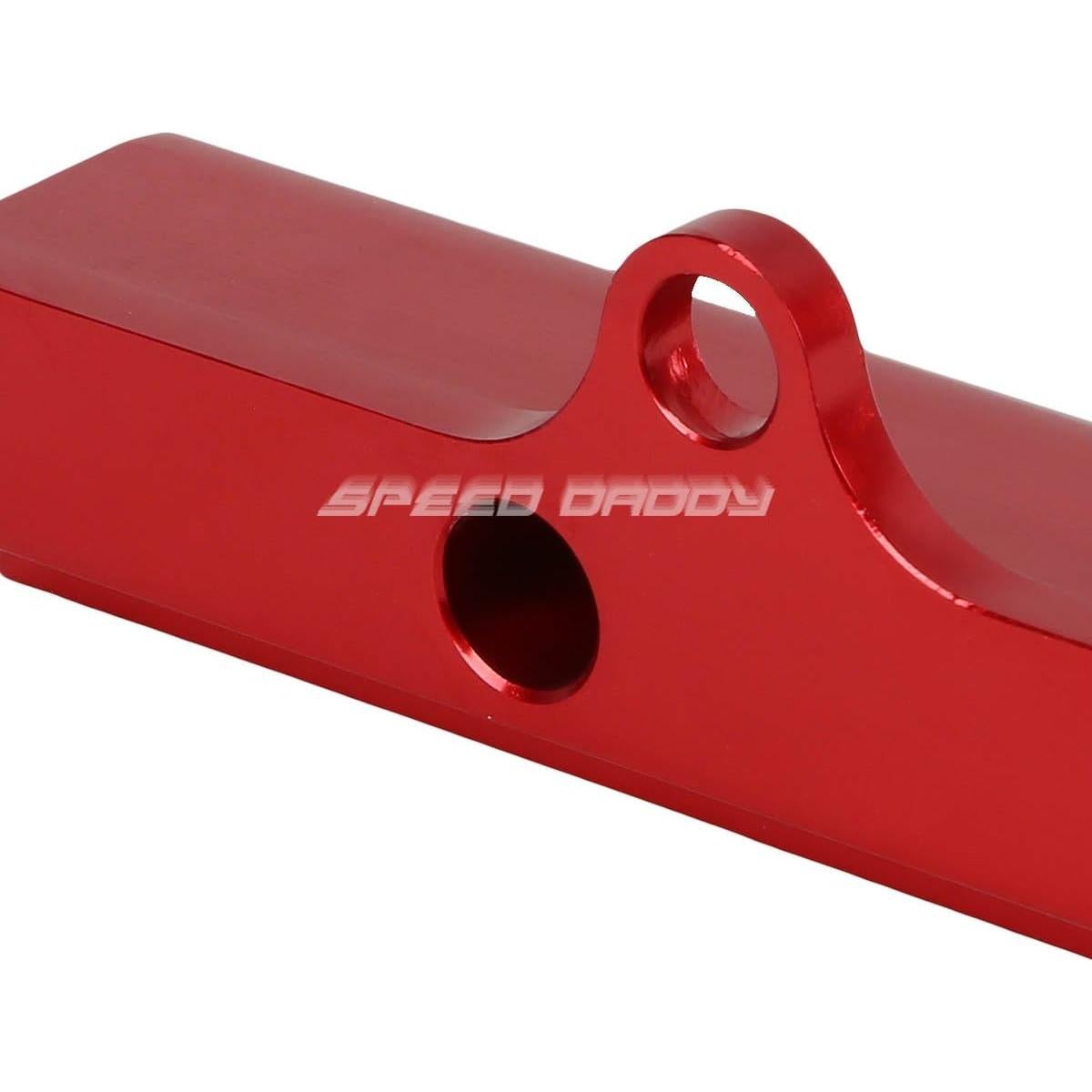 Kit Riel de Inyectores + Regulador de Presión Auto Dynasty Rojo