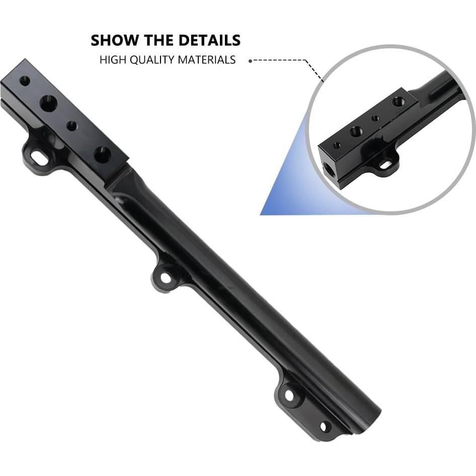 Kit de riel de combustible BARTOO D Series 1.27 cm aluminio