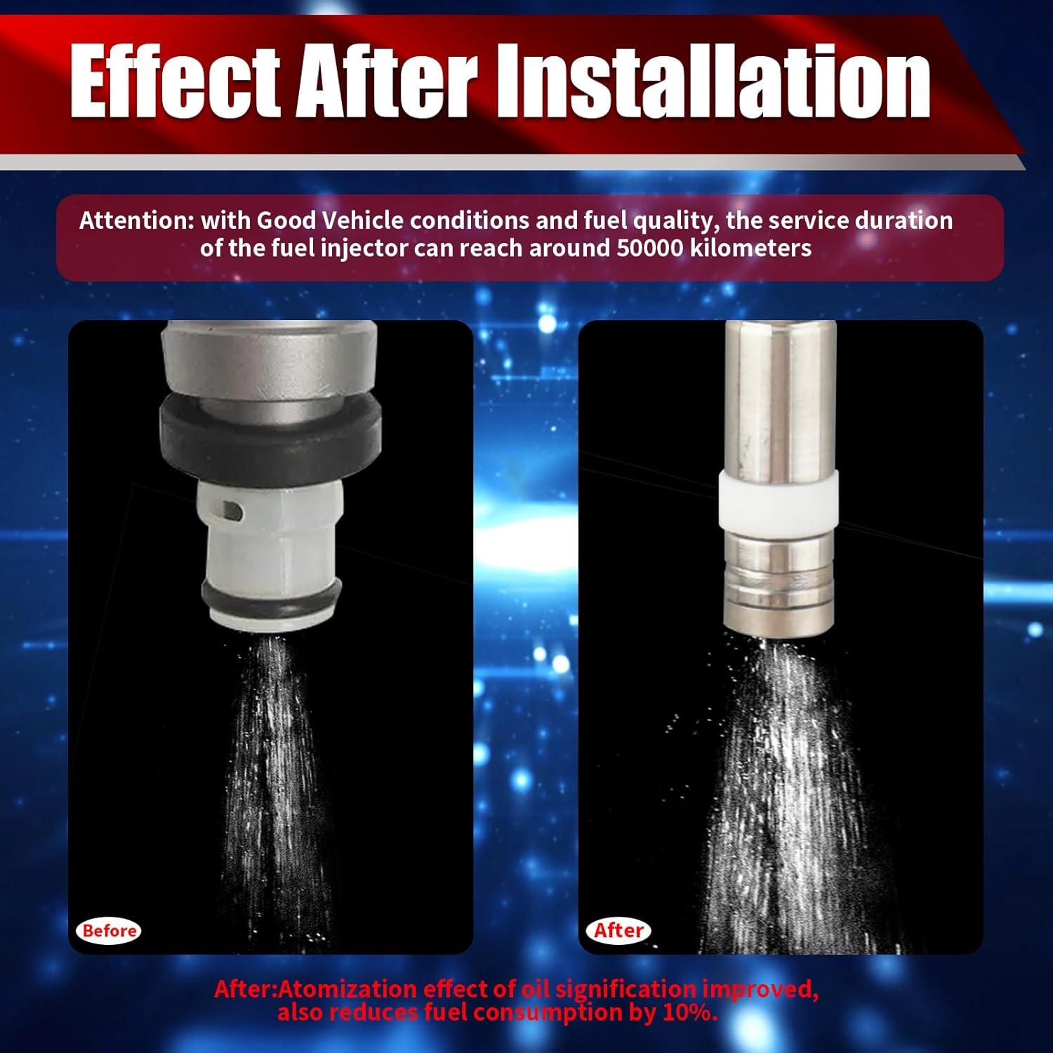 Juego de 4 Inyectores de Combustible MACAX FJ1057 para VW/Audi