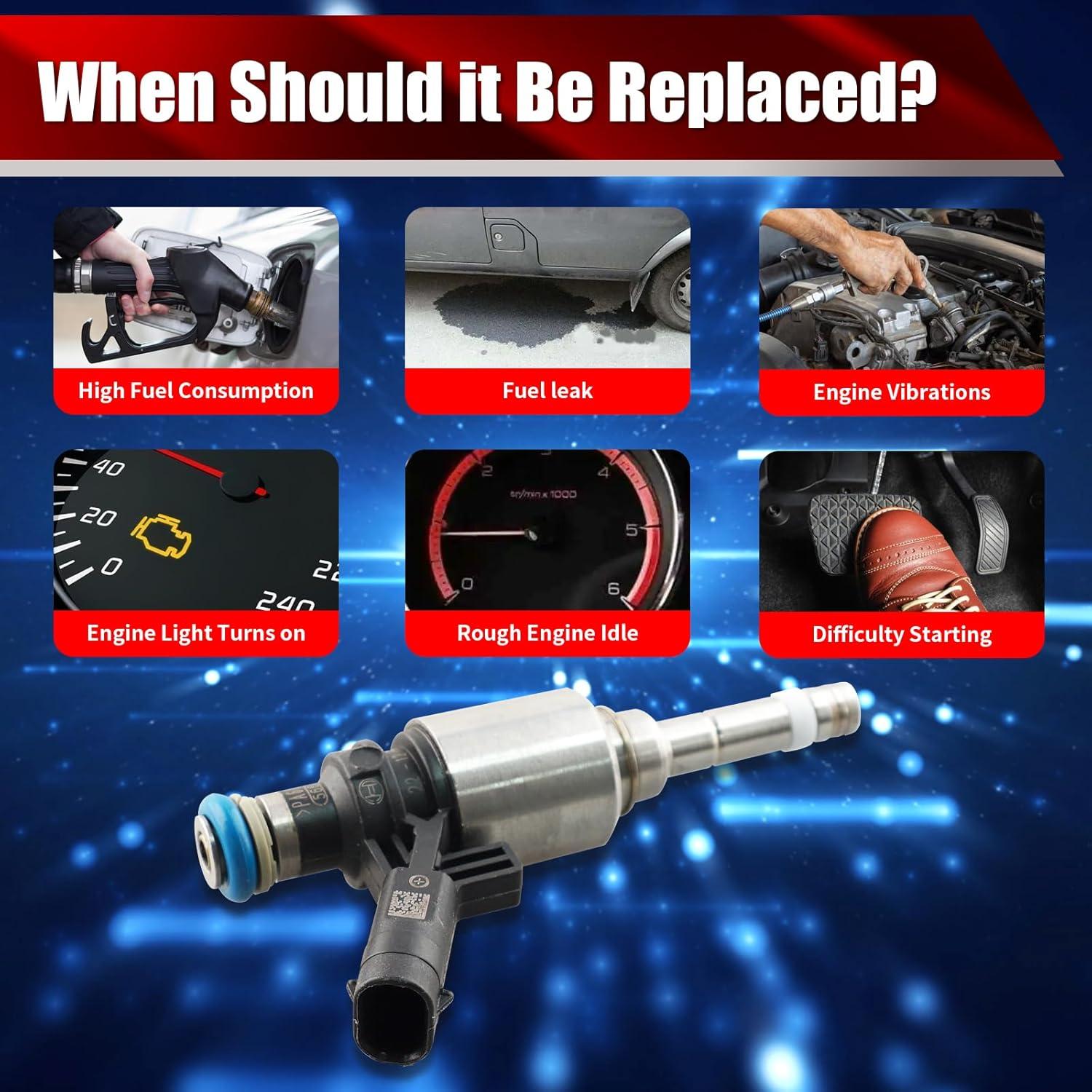 Juego de 4 Inyectores de Combustible MACAX FJ1057 para VW/Audi