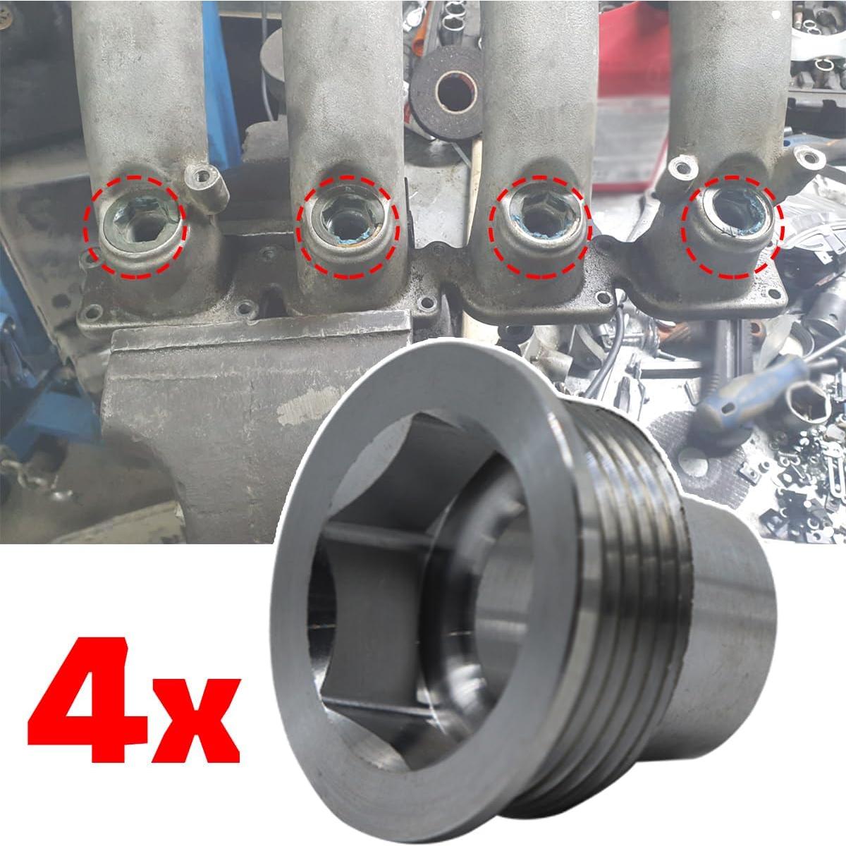 4 Inserciones de Inyector de Combustible Aluminio HOMEWITHU 1.8T