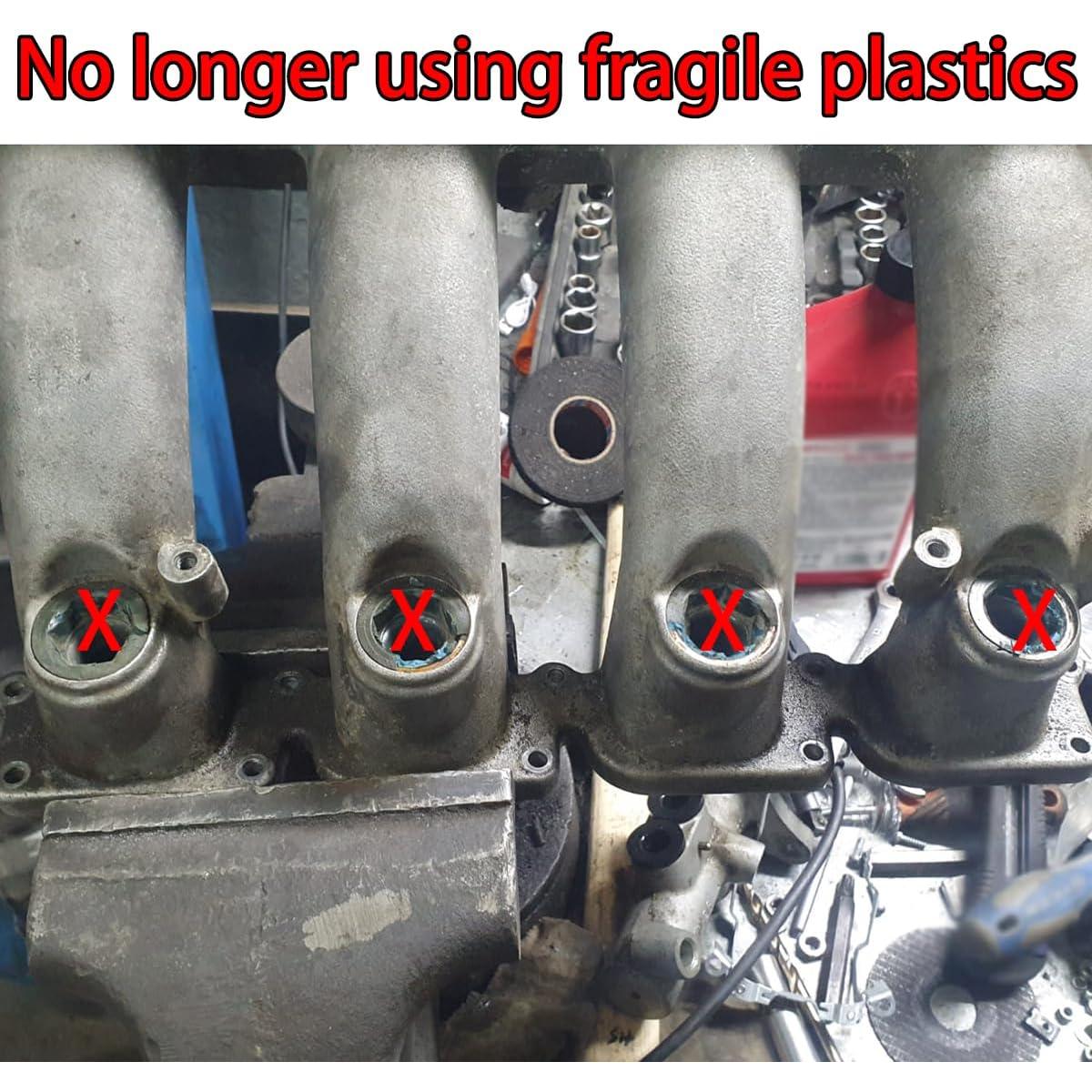 4 Inserciones de Inyector de Combustible Aluminio HOMEWITHU 1.8T