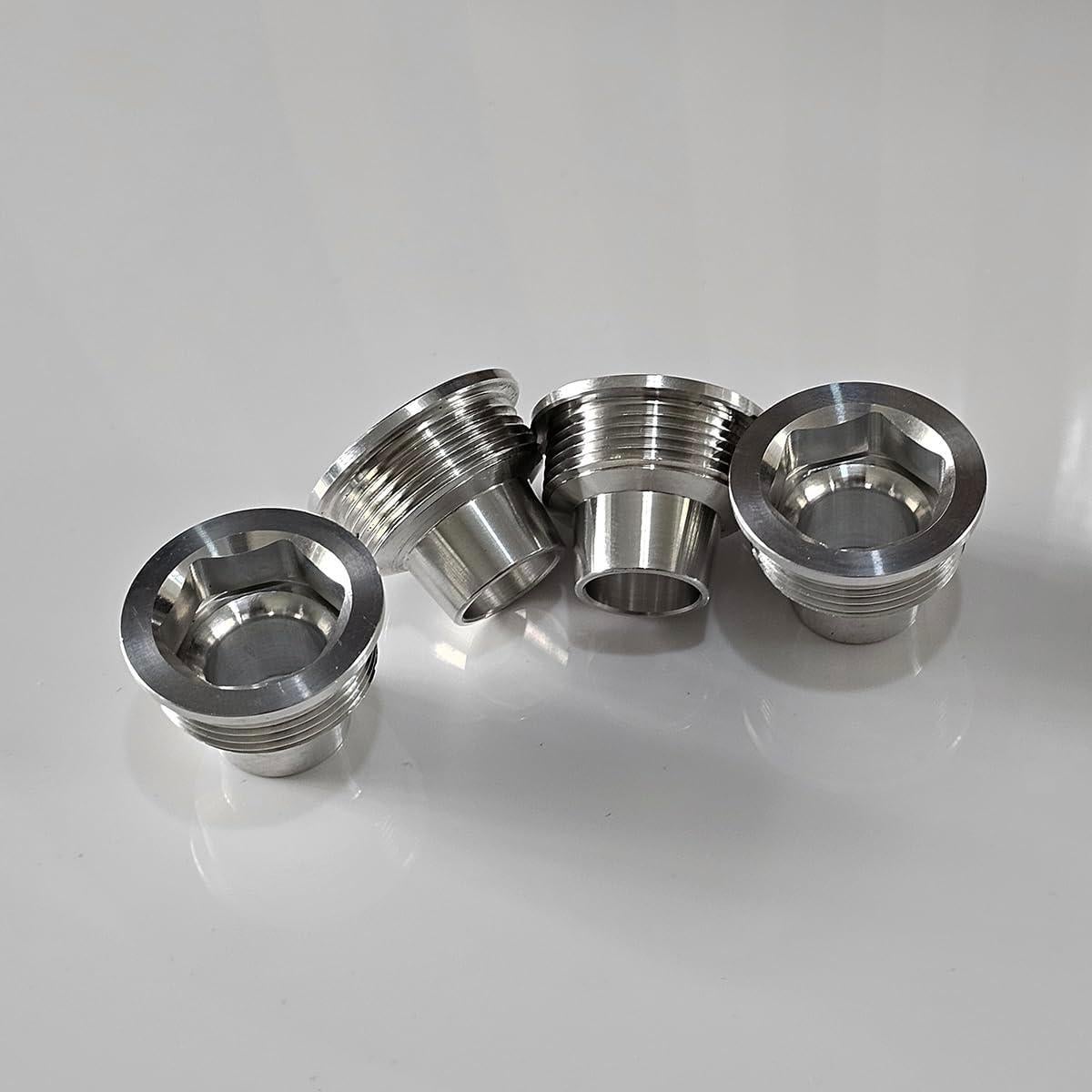 4 Inserciones de Inyector de Combustible Aluminio HOMEWITHU 1.8T