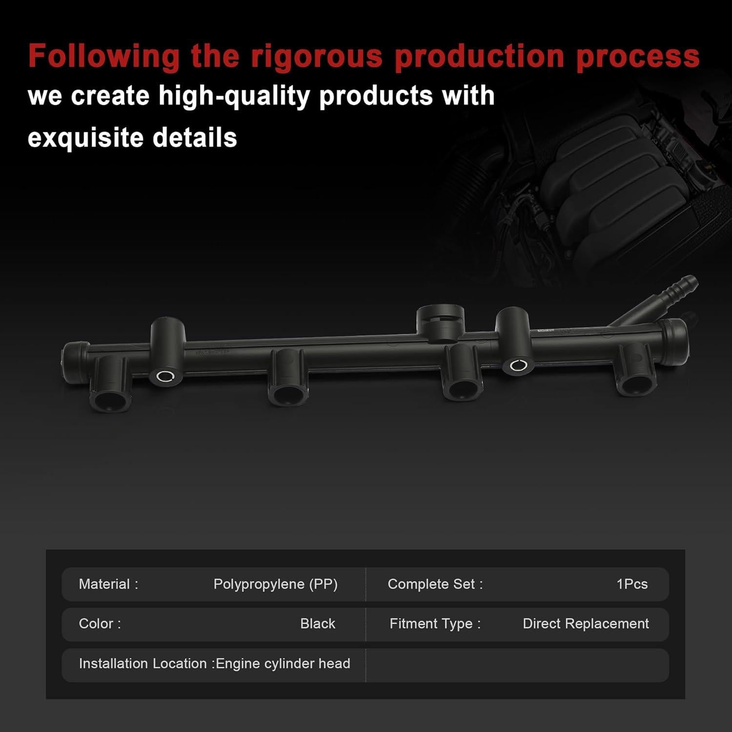 Riel de Combustible Yiklwwy 06K133681C para Audi y VW