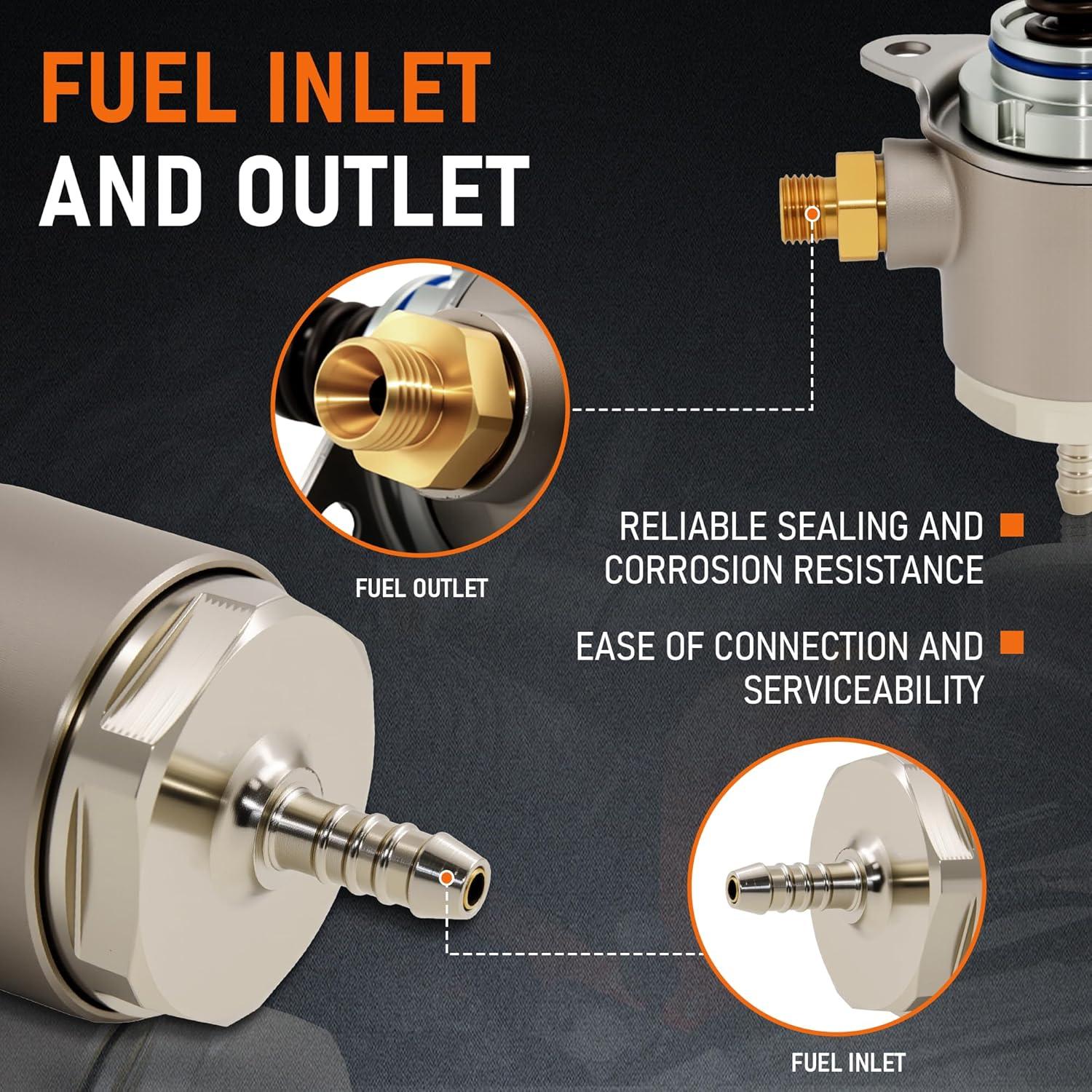 Bomba de Combustible Alta Presión BasaltAuto GDP602 para Audi