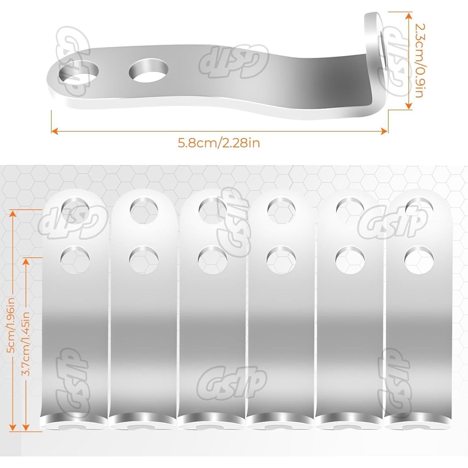 Soportes de riel de combustible GSTP para LS1 LS2 LS6 - Aluminio