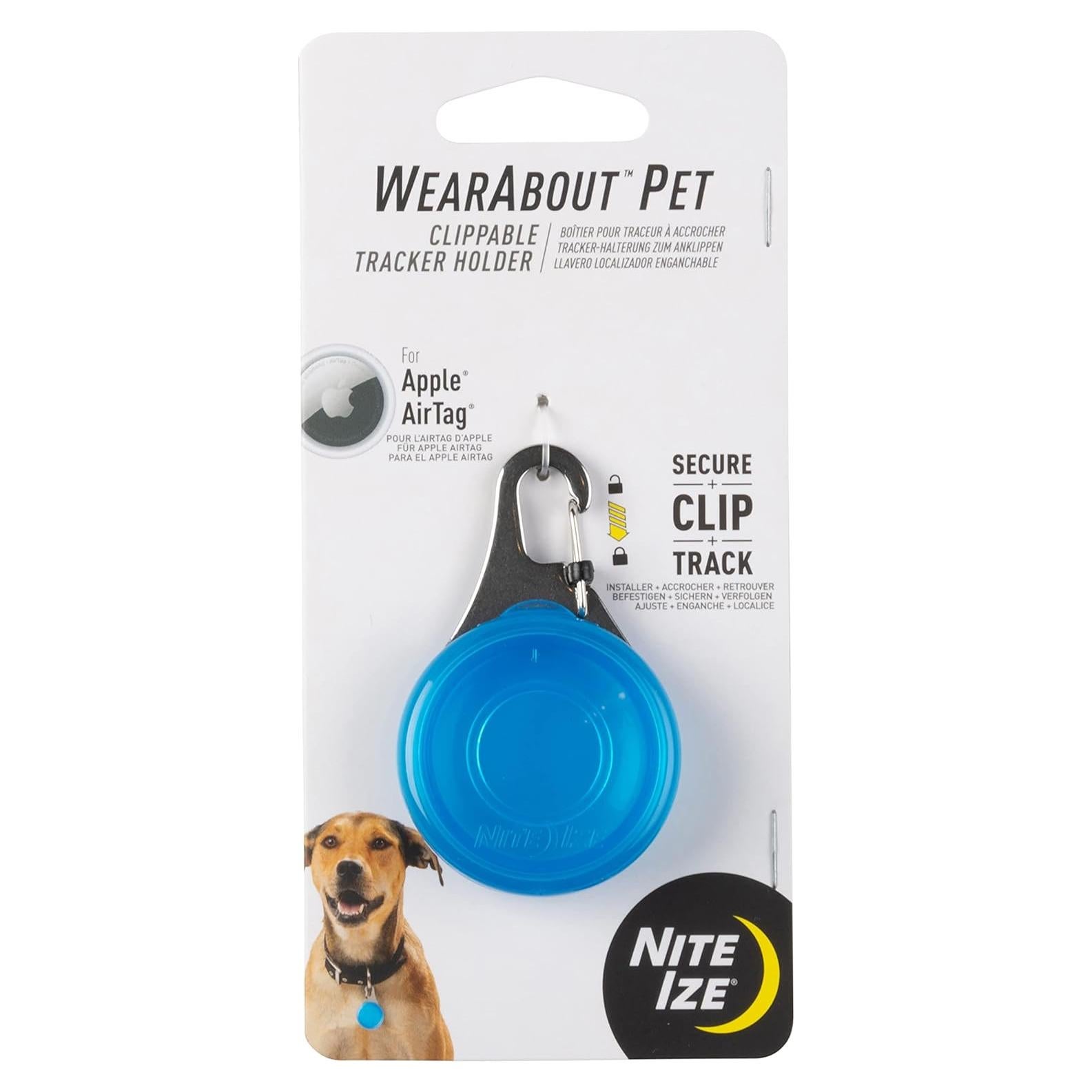 Soporte Nite Ize WearAbout para Apple AirTag - Azul