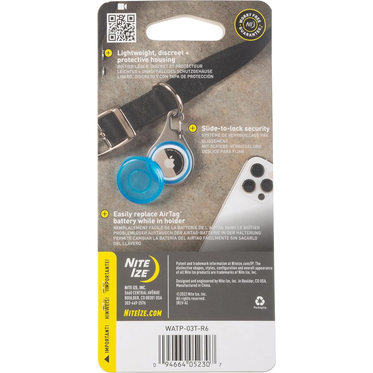 Soporte Nite Ize WearAbout para Apple AirTag - Azul