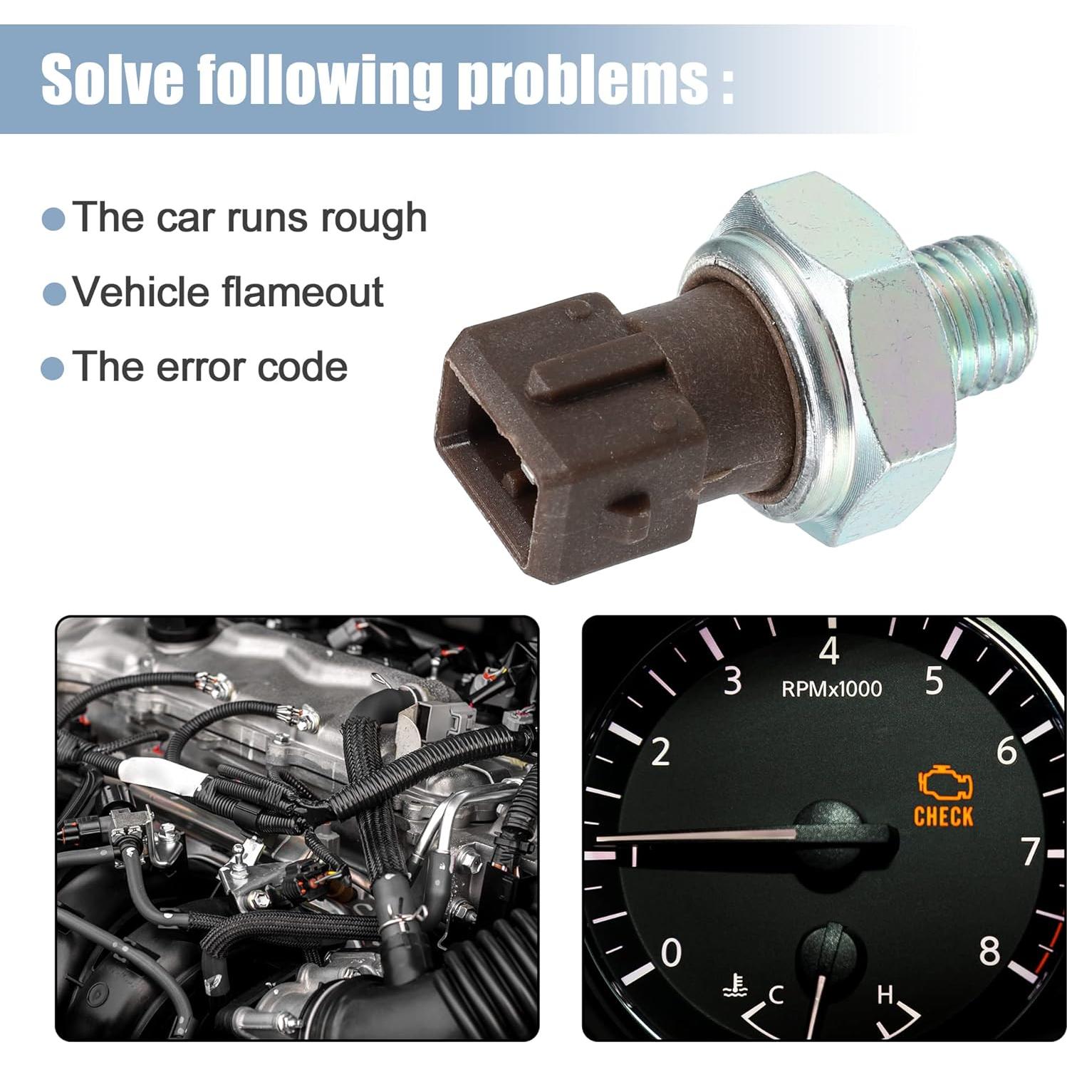 Sensor de Presión del Riel de Combustible X AUTOHAUX para BMW