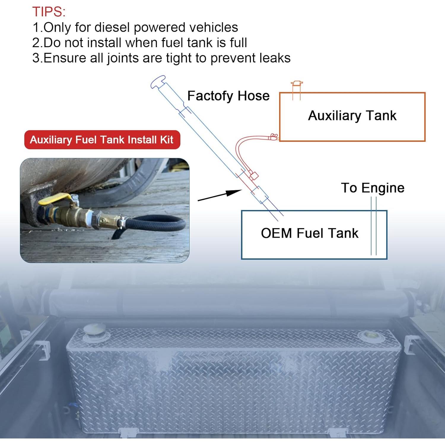 Kit de Instalación Tanque Combustible Auxiliar Diésel RALZAOTO 11408