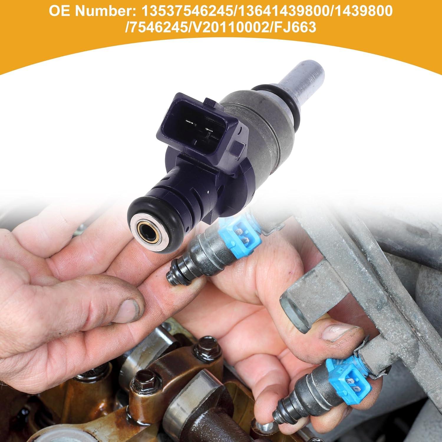 Inyector de Combustible RATCHROLL 13537546245 para BMW 2001-2006