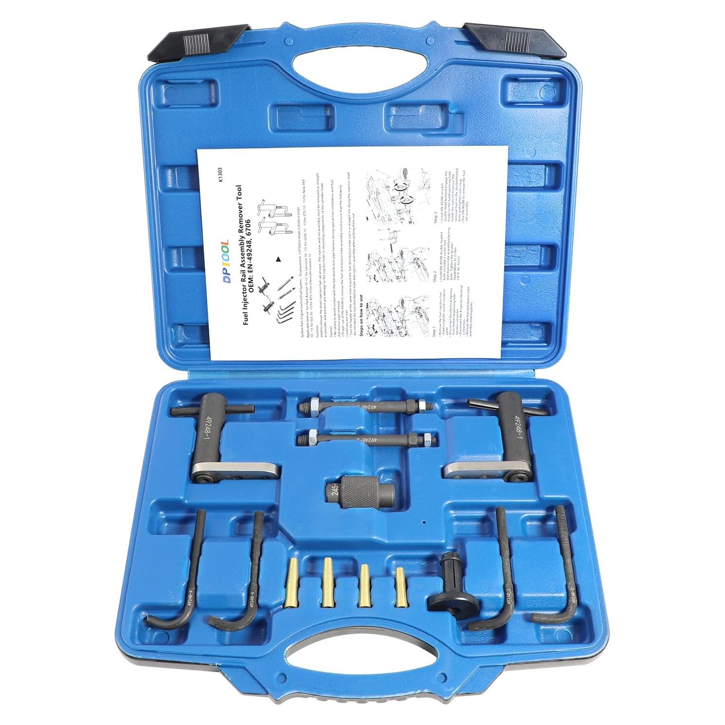 Juego de herramientas DPTOOL para quitar riel inyector GM245