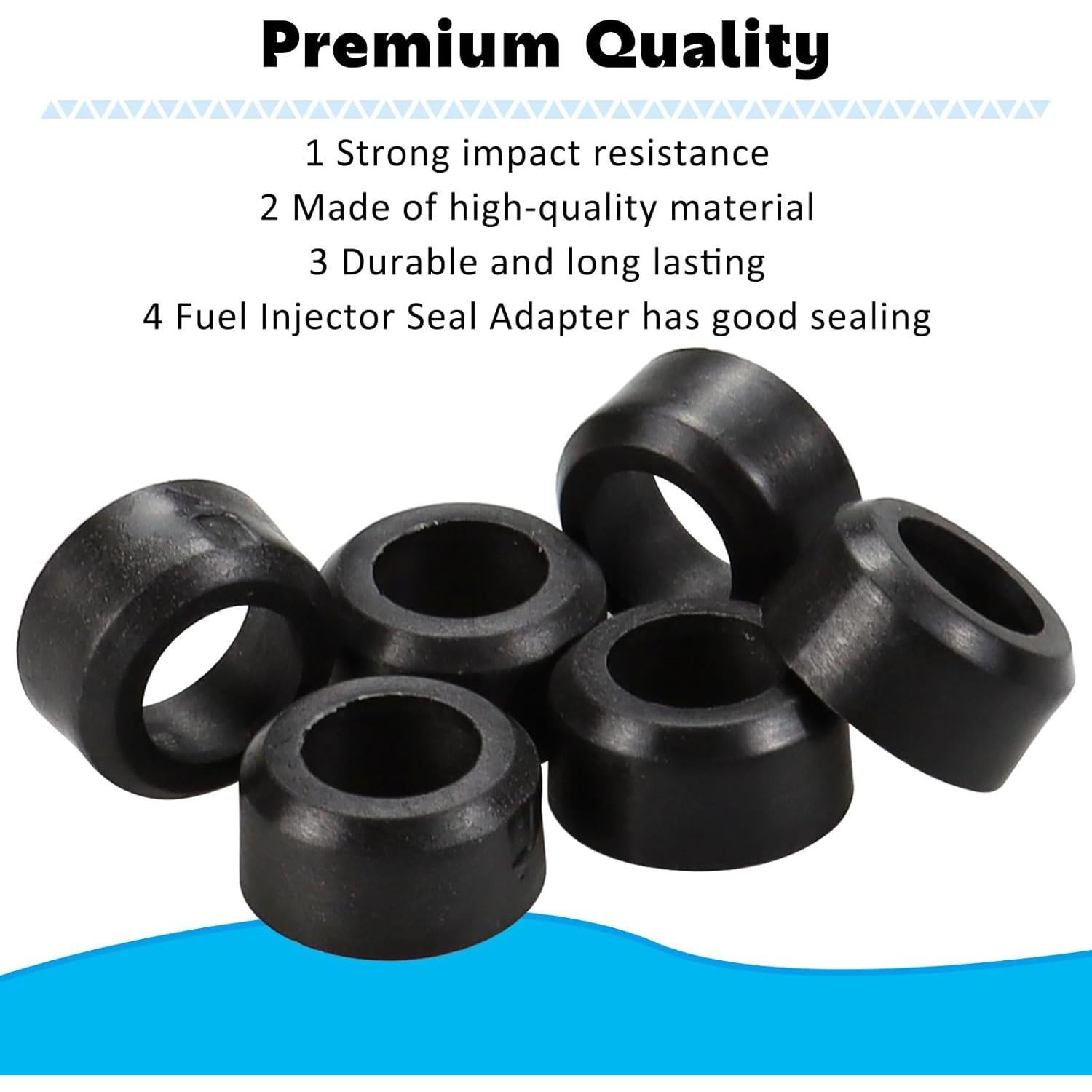 Kit Adaptador Sello Inyector Combustible TERUIPE 6 pcs