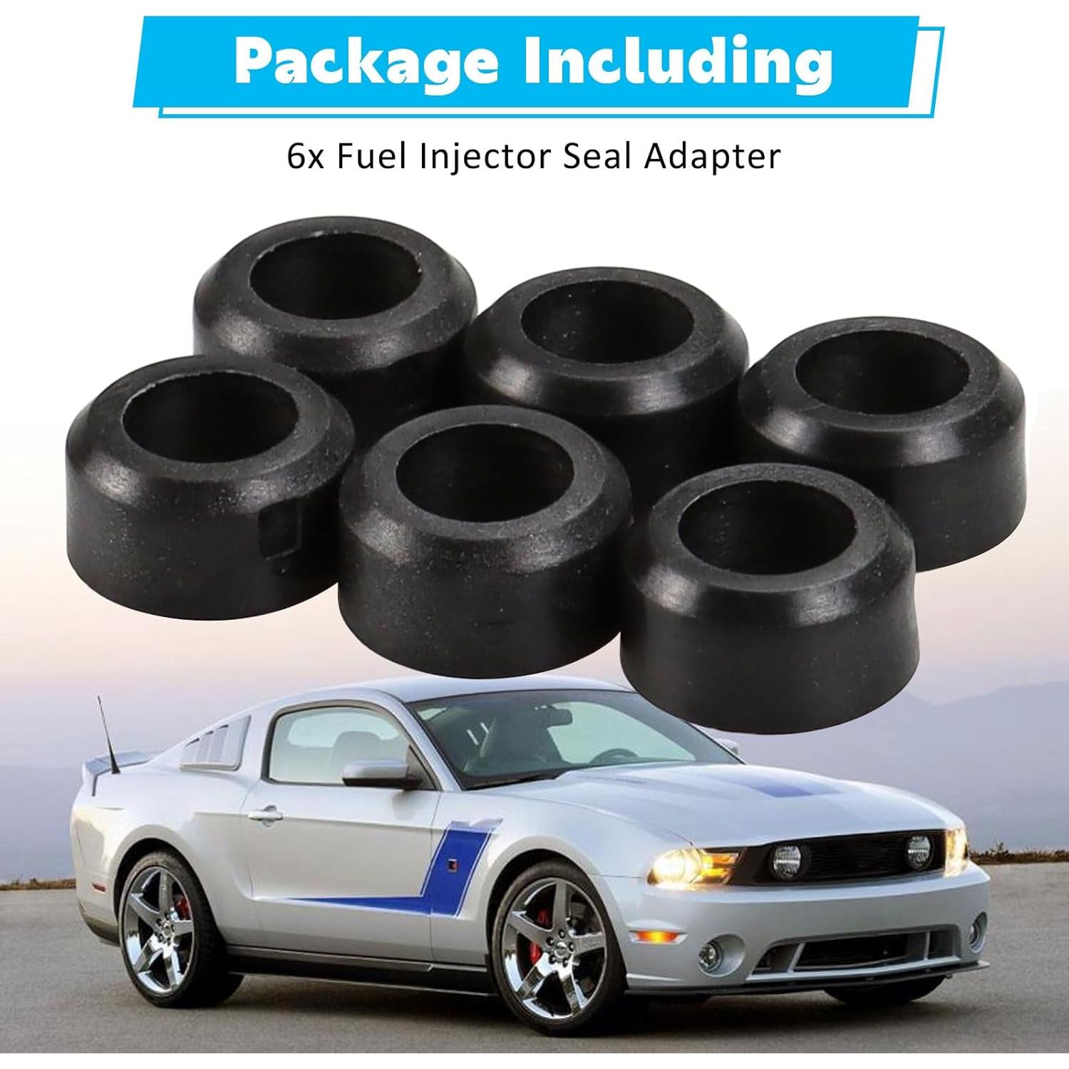 Kit Adaptador Sello Inyector Combustible TERUIPE 6 pcs