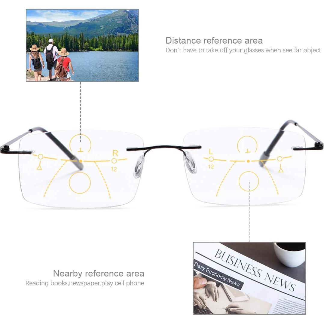 Gafas de lectura progresivas fotocromáticas Vepiant 1.0x