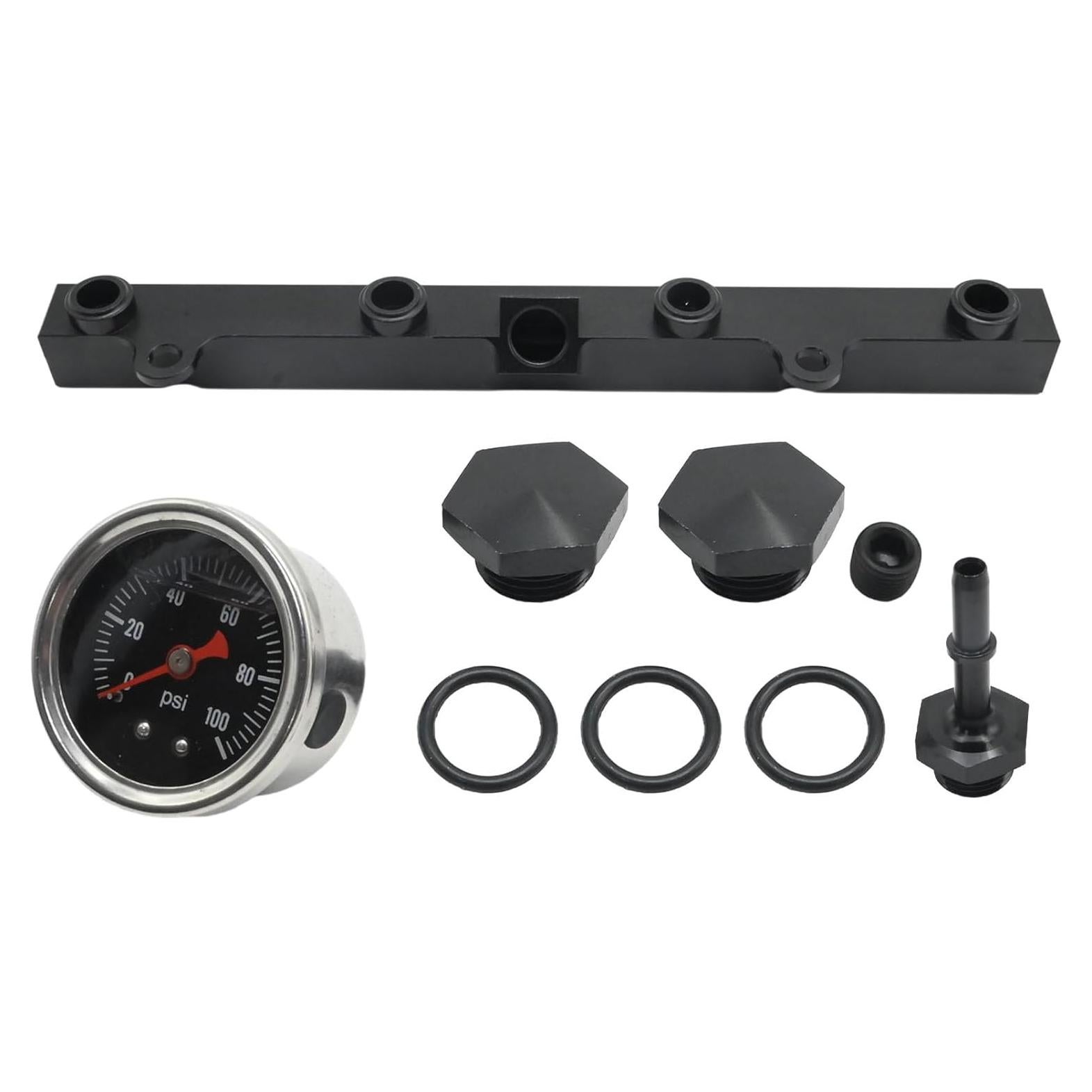 Kit de riel de combustible con medidor de aceite Saihisday para Honda Civic SI y Acura RSX