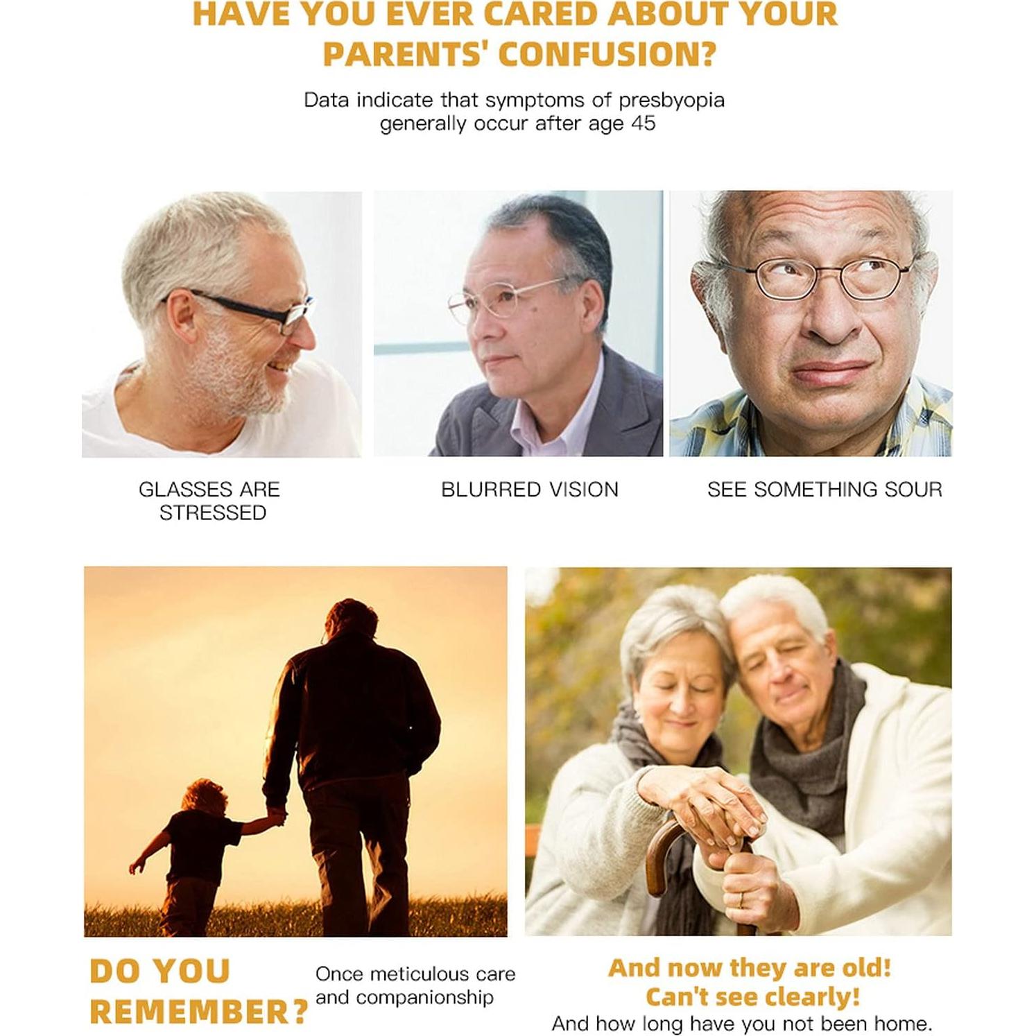 Gafas de lectura bifocales fotoquímicas Unisex +3.5 Aumento