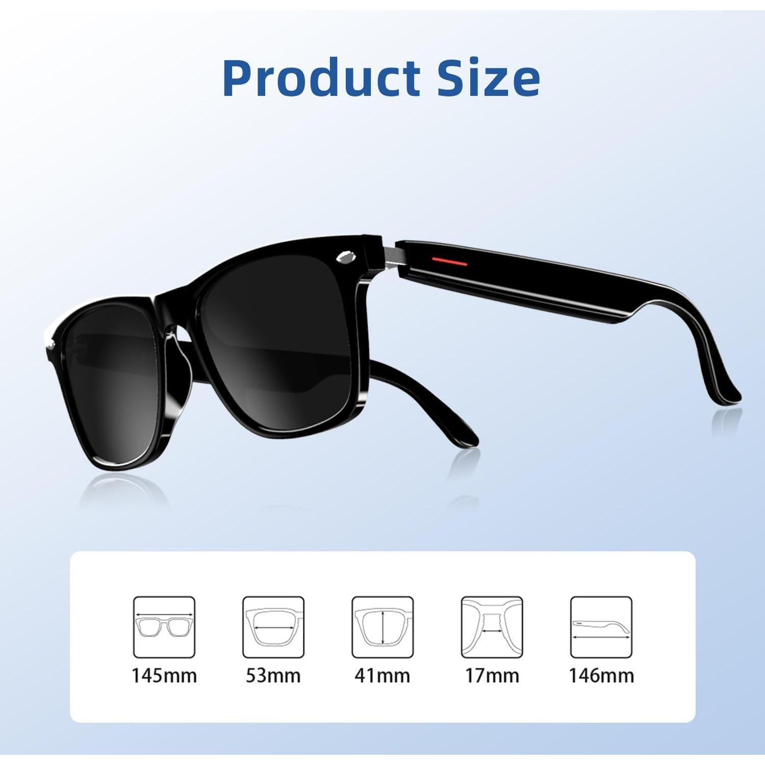 Gafas Inteligentes Tulbeys E13 Bluetooth UV400 Impermeables