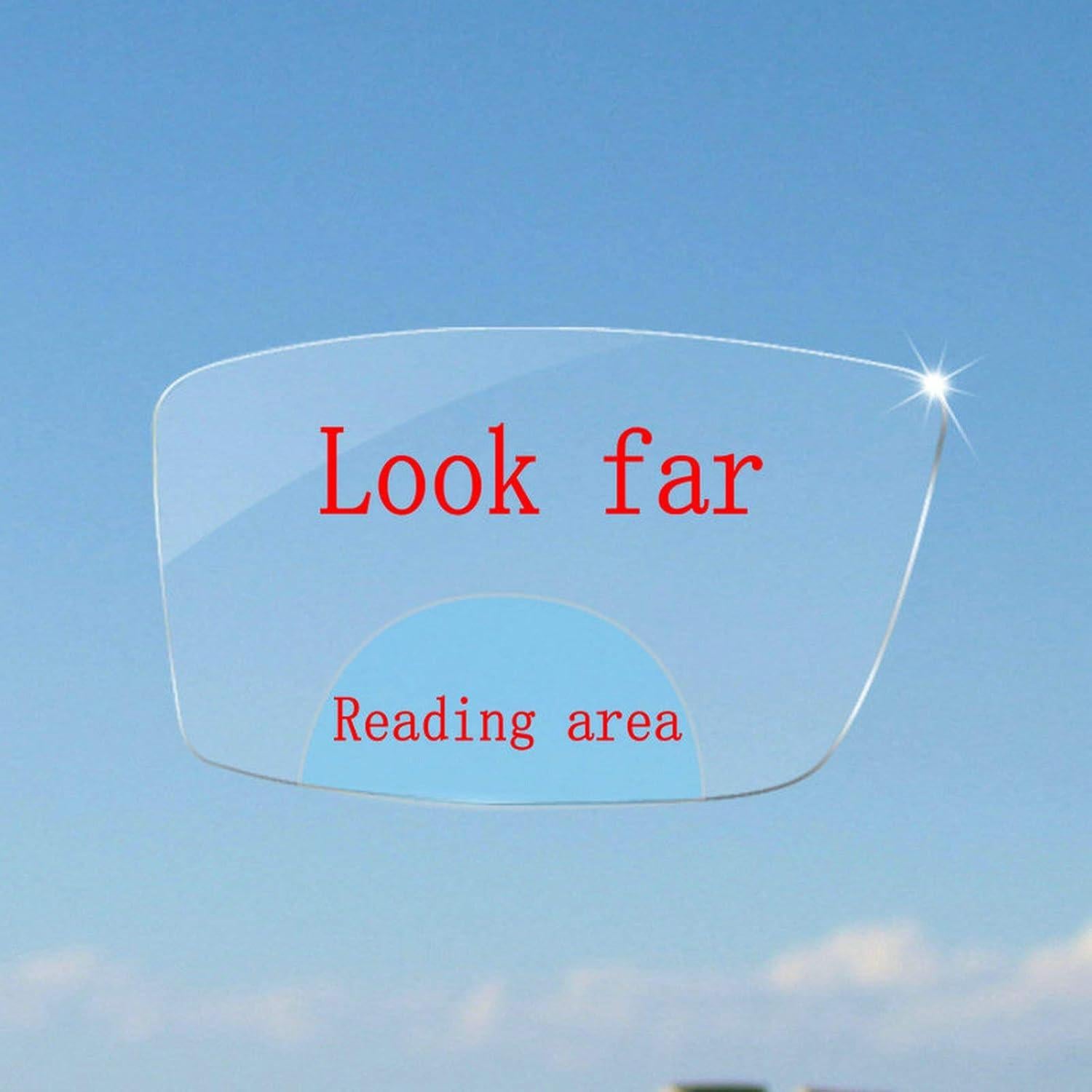 Gafas de lectura bifocales fotoquímicas Unisex +2.25 aumento