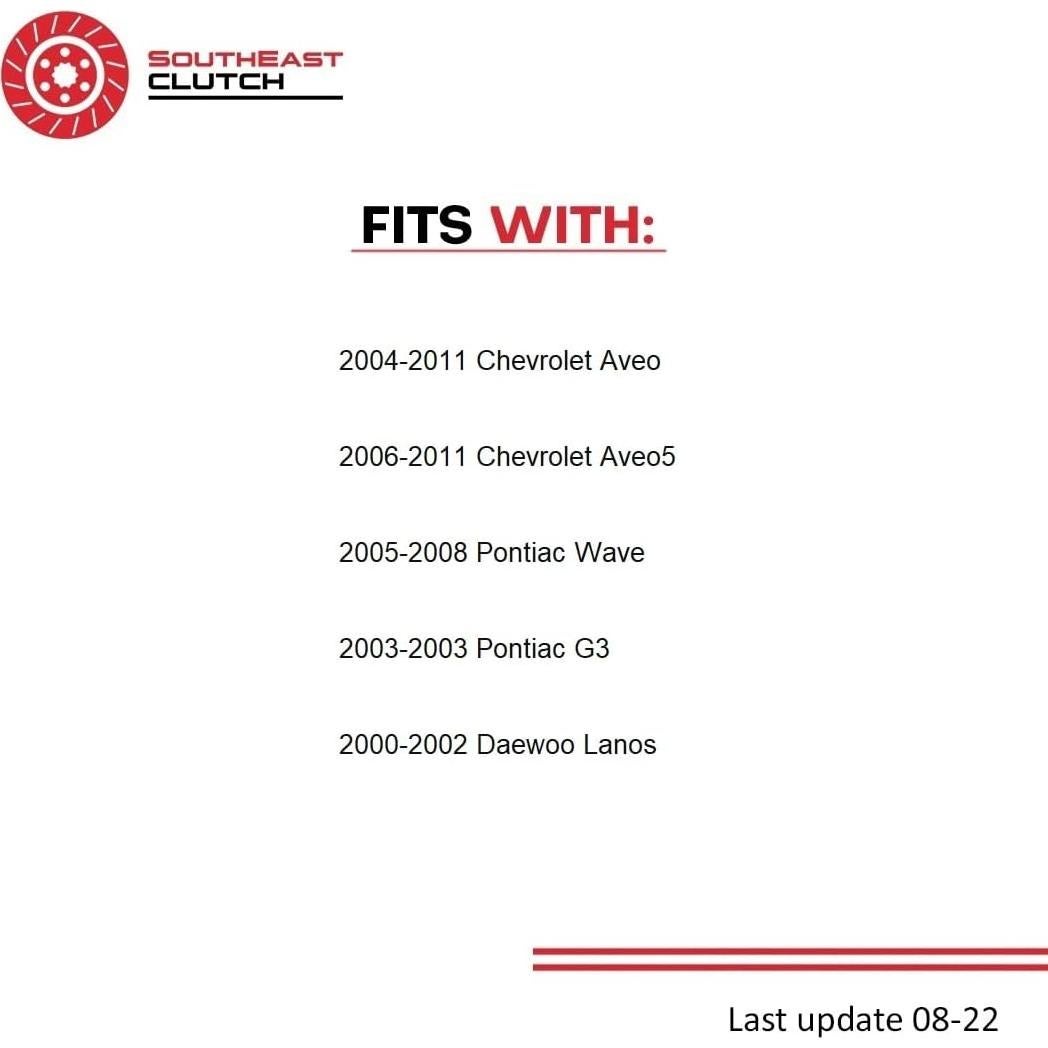 Kit de Embrague SOUTHEASTCLUTCH para Aveo y Swift+ 1.6L