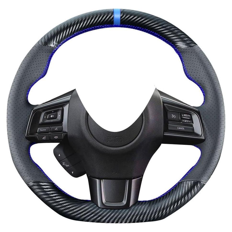 Cubierta de Volante Kivnto para Subaru WRX STI 2015-2021 38 cm