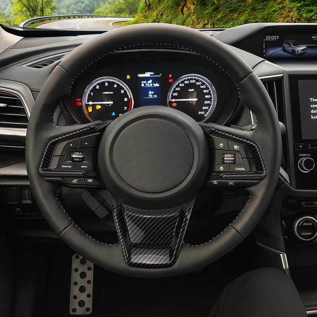 Cubierta de volante fibra de carbono KH866 para Subaru 2017-2022