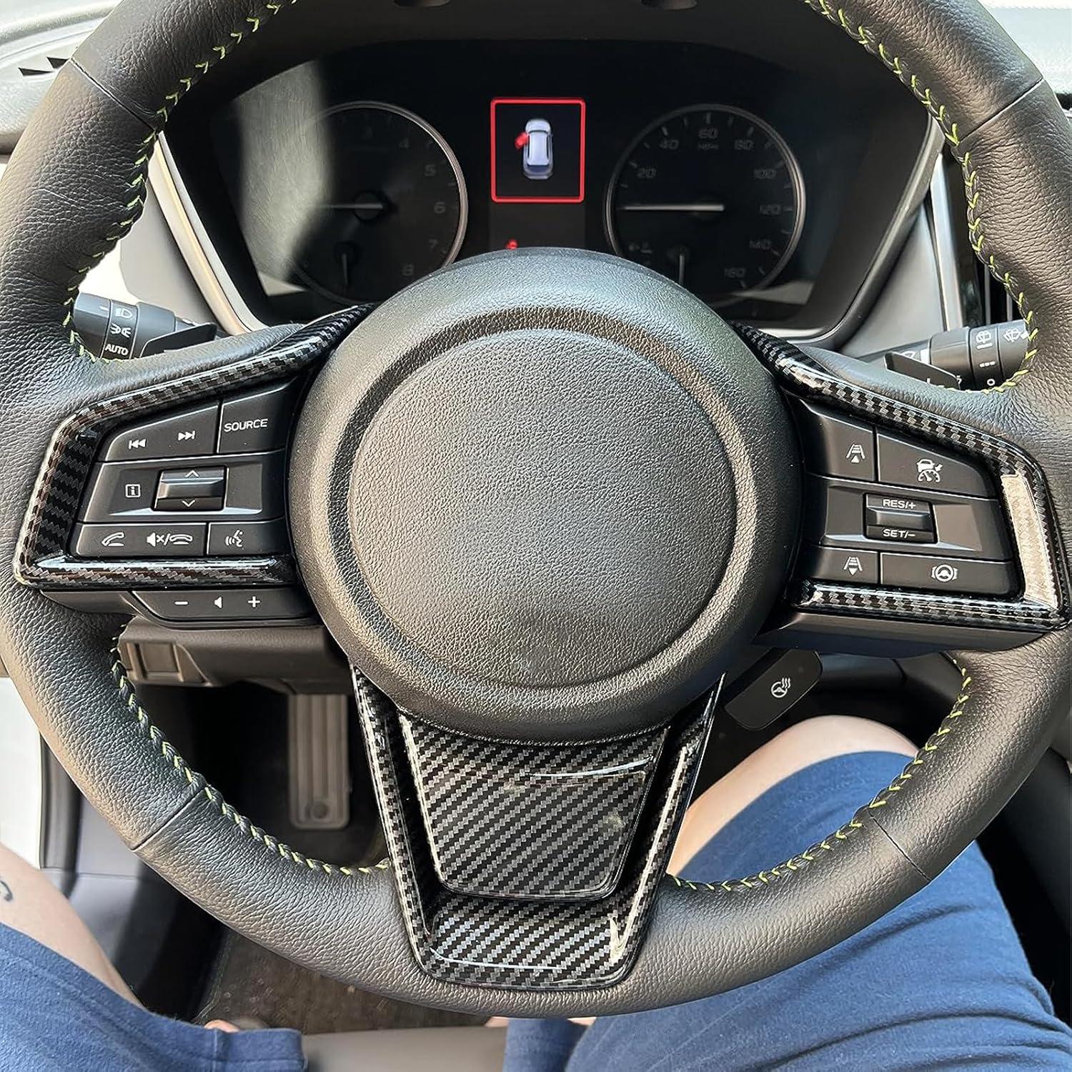 Cubierta de volante fibra de carbono KH866 para Subaru 2017-2022