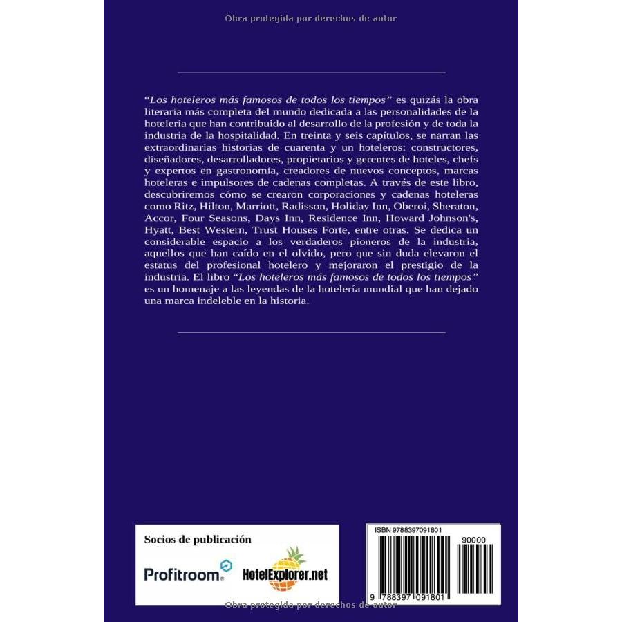 Los hoteleros más famosos de todos los tiempos Tomo 2 (Spanish Edition)