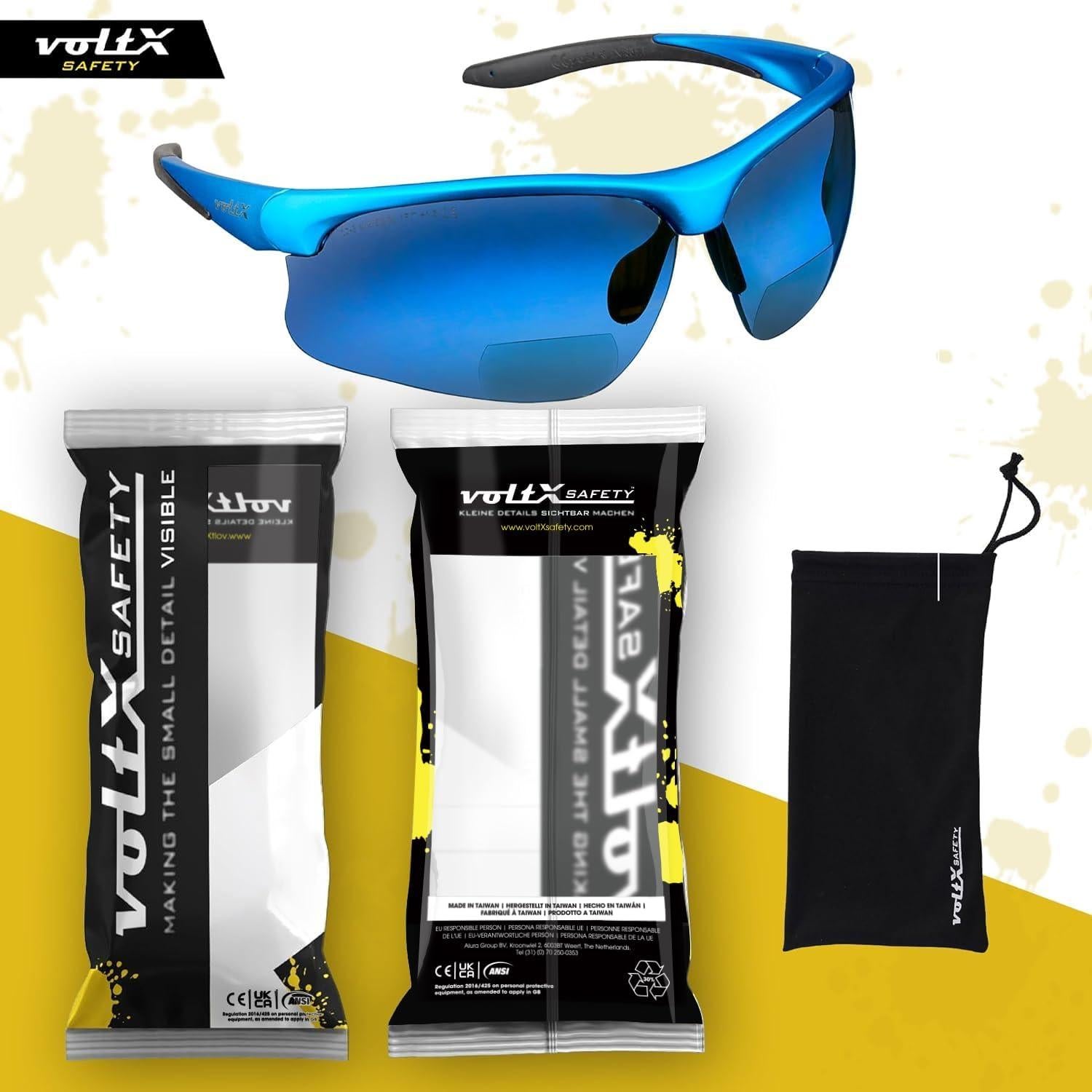Gafas de Seguridad Bifocales voltX ULTIMATE +1.0 Dioptría