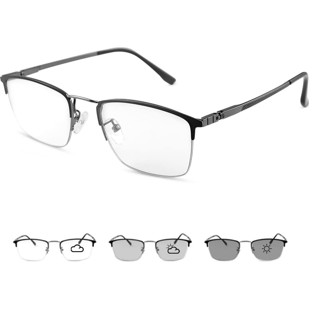 Gafas de lectura progresivas MIRYEA foto-cromáticas UV400