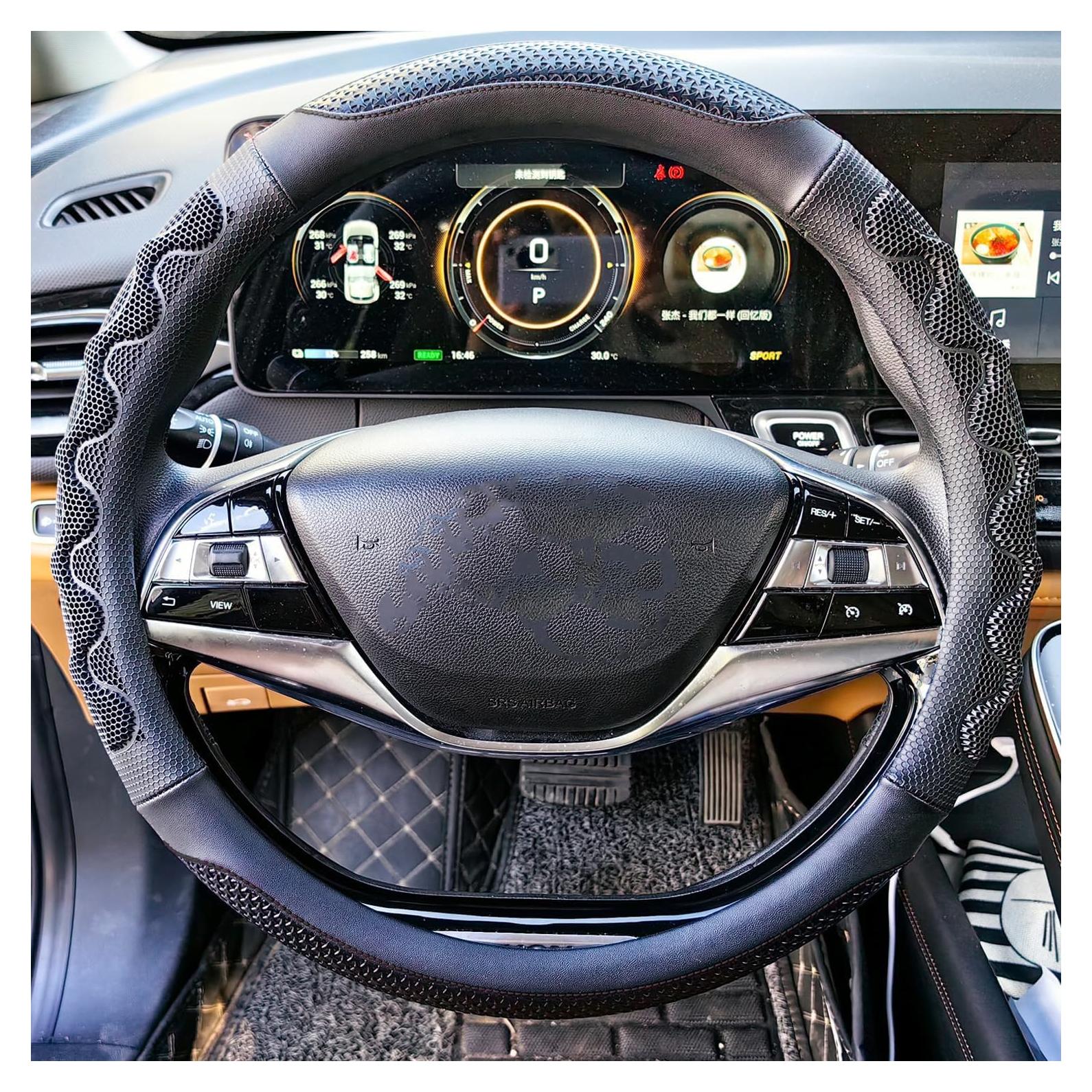 Cubierta de Volante XHRING para Toyota Tacoma 2012-2025 39-40.5cm