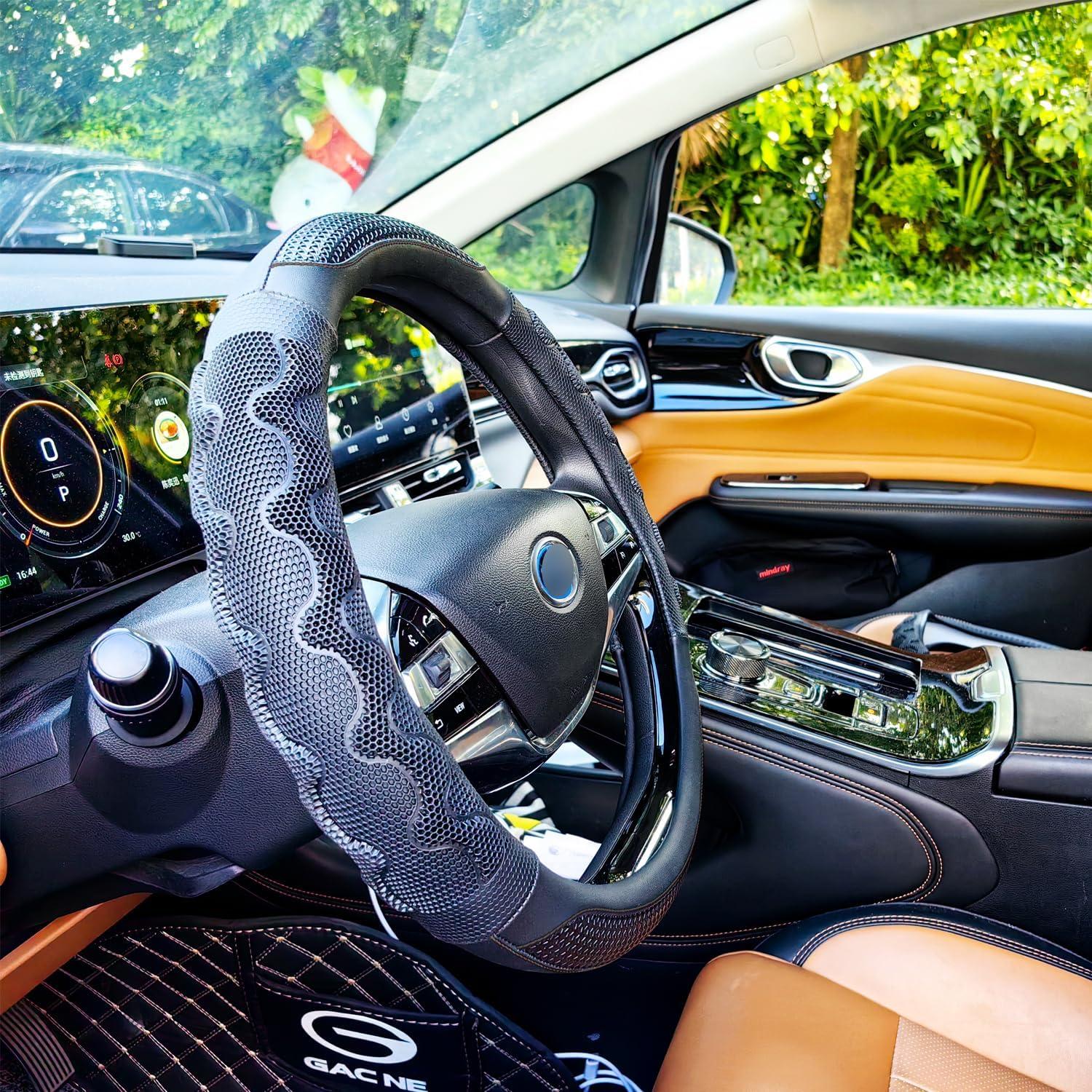 Cubierta de Volante XHRING para Toyota Tacoma 2012-2025 39-40.5cm