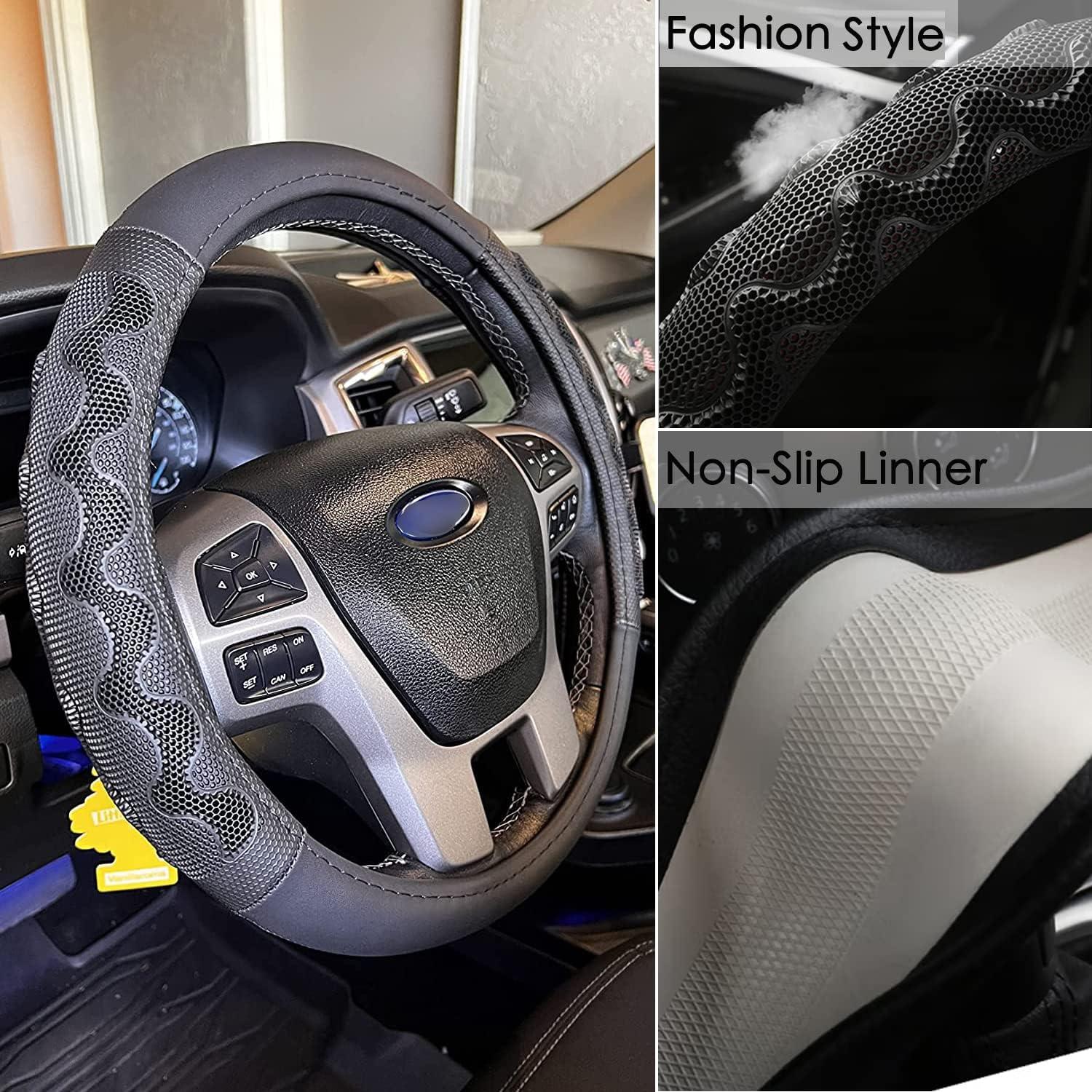 Cubierta de Volante XHRING para Toyota Tacoma 2012-2025 39-40.5cm