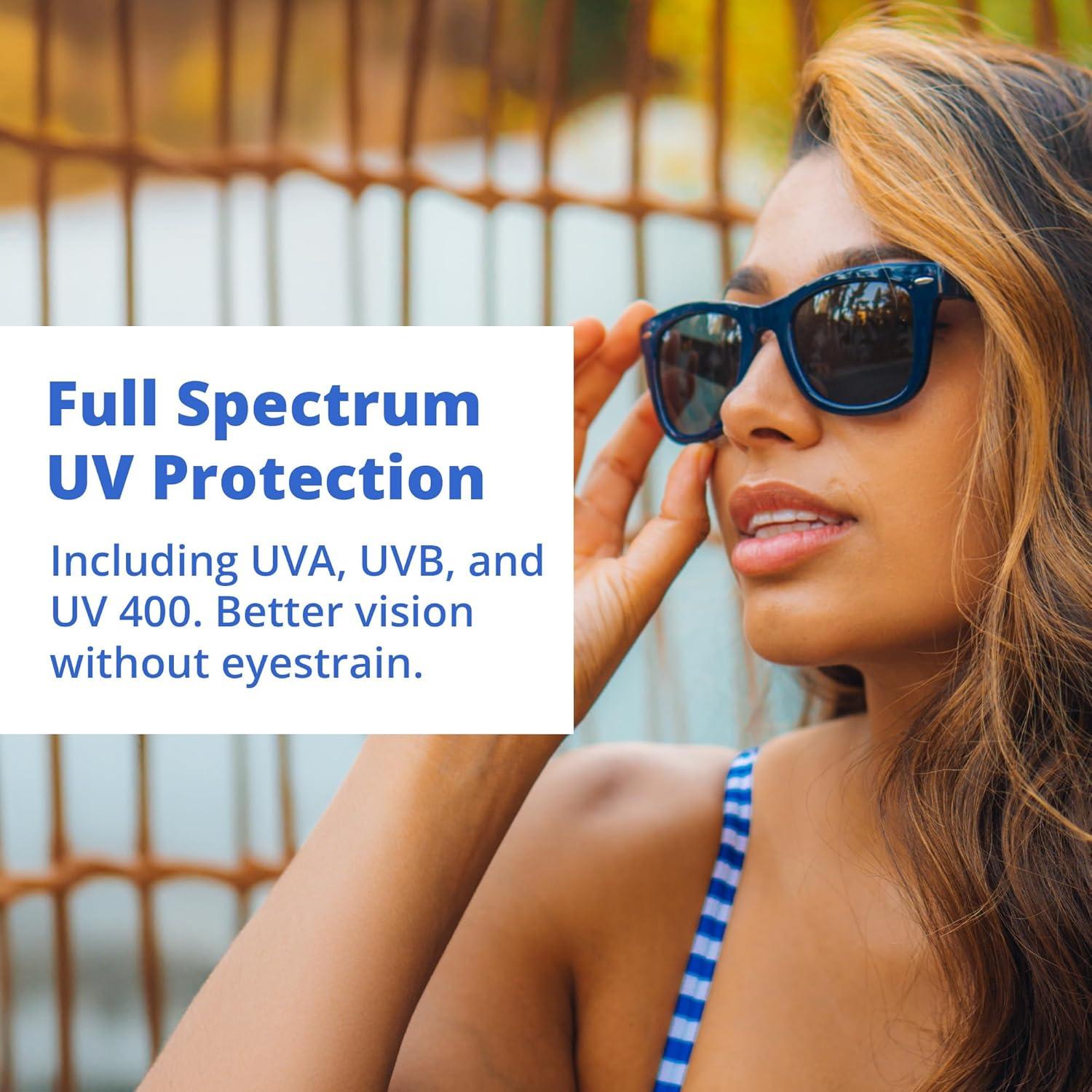 Gafas de sol plegables HepTEK UV400 con estuche de cuero