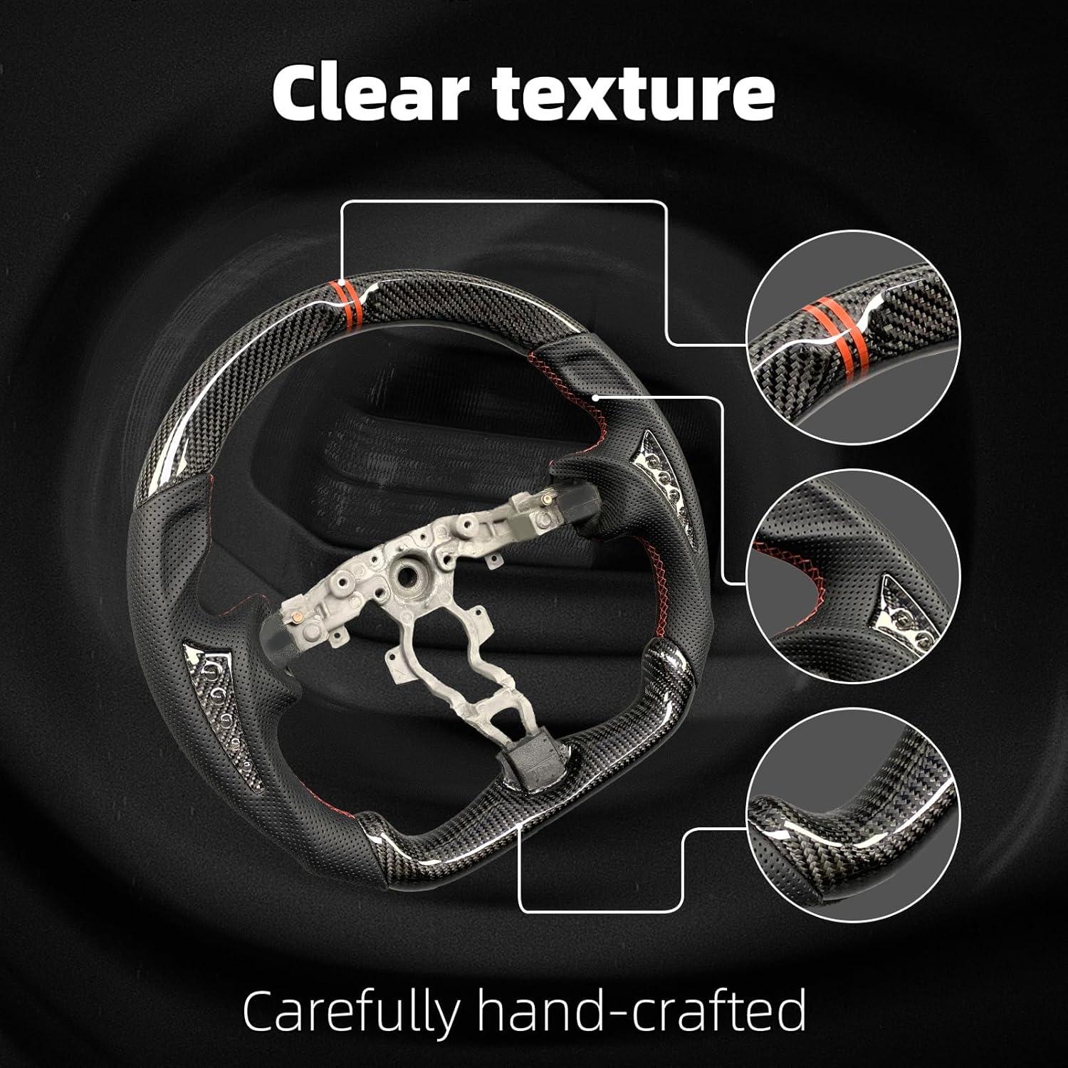 Volante deportivo MUST CARBON para Nissan 370Z 2008-2020 38.1cm