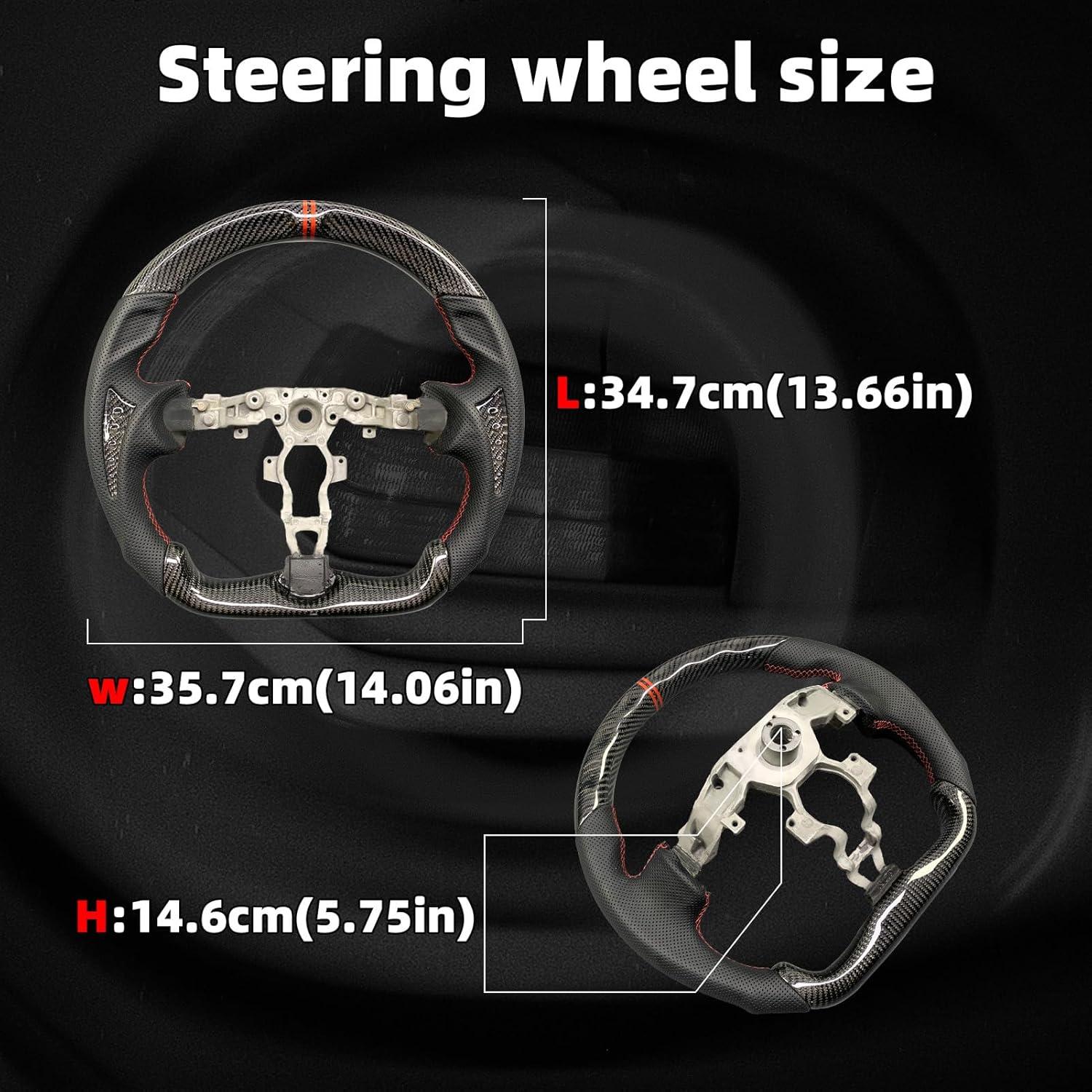 Volante deportivo MUST CARBON para Nissan 370Z 2008-2020 38.1cm