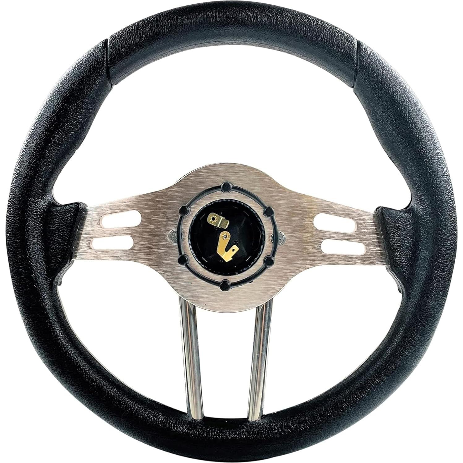Volante de Golf Cart Huskey Parts 31.75 cm Fibra de Carbono