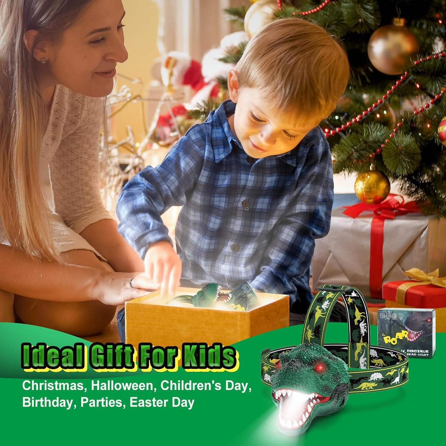 Lámpara Frontal Dinosaurio T-Rex Nitigo LED Recargable